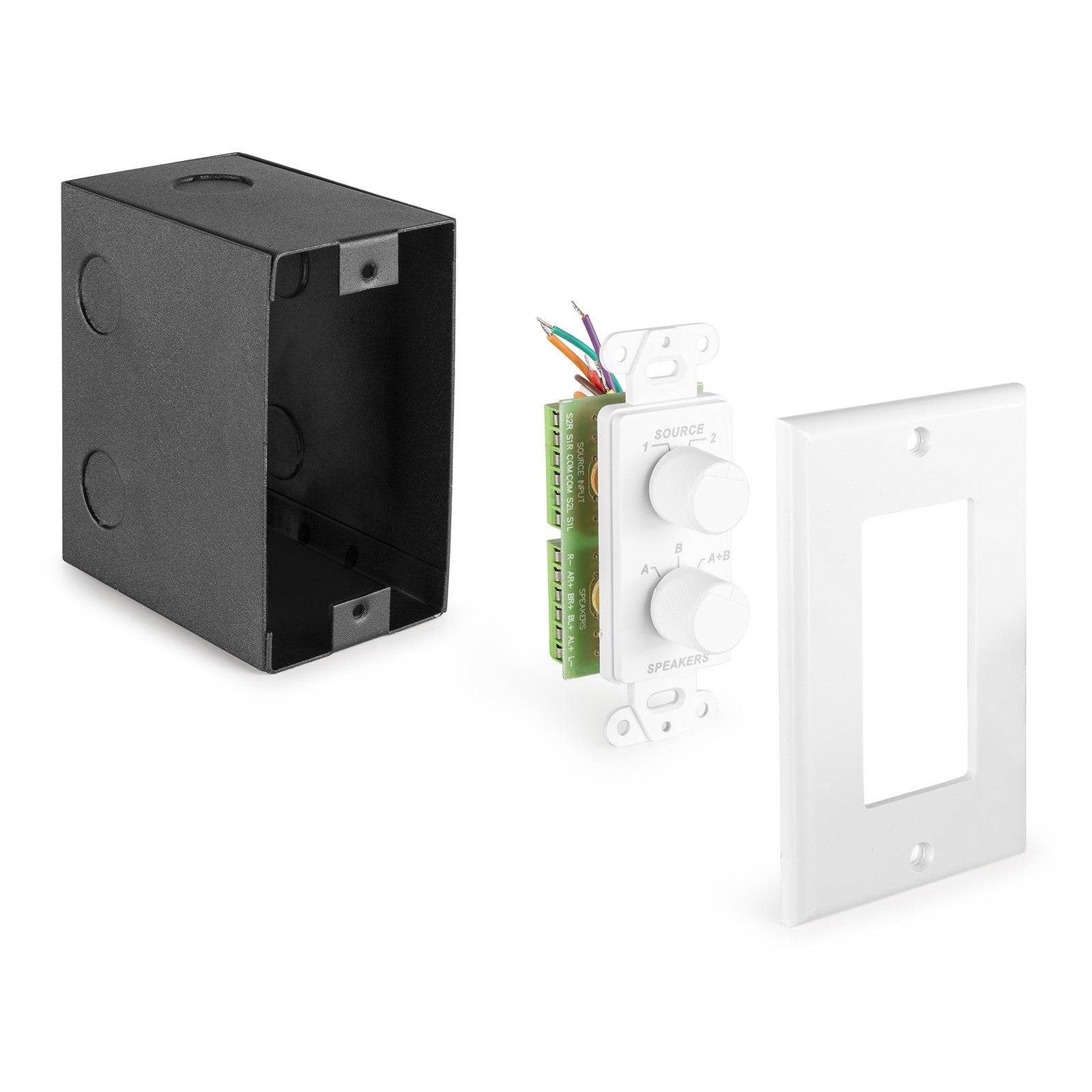 Power Dynamics PDWS3 Wall Input/Speaker Selector A/B