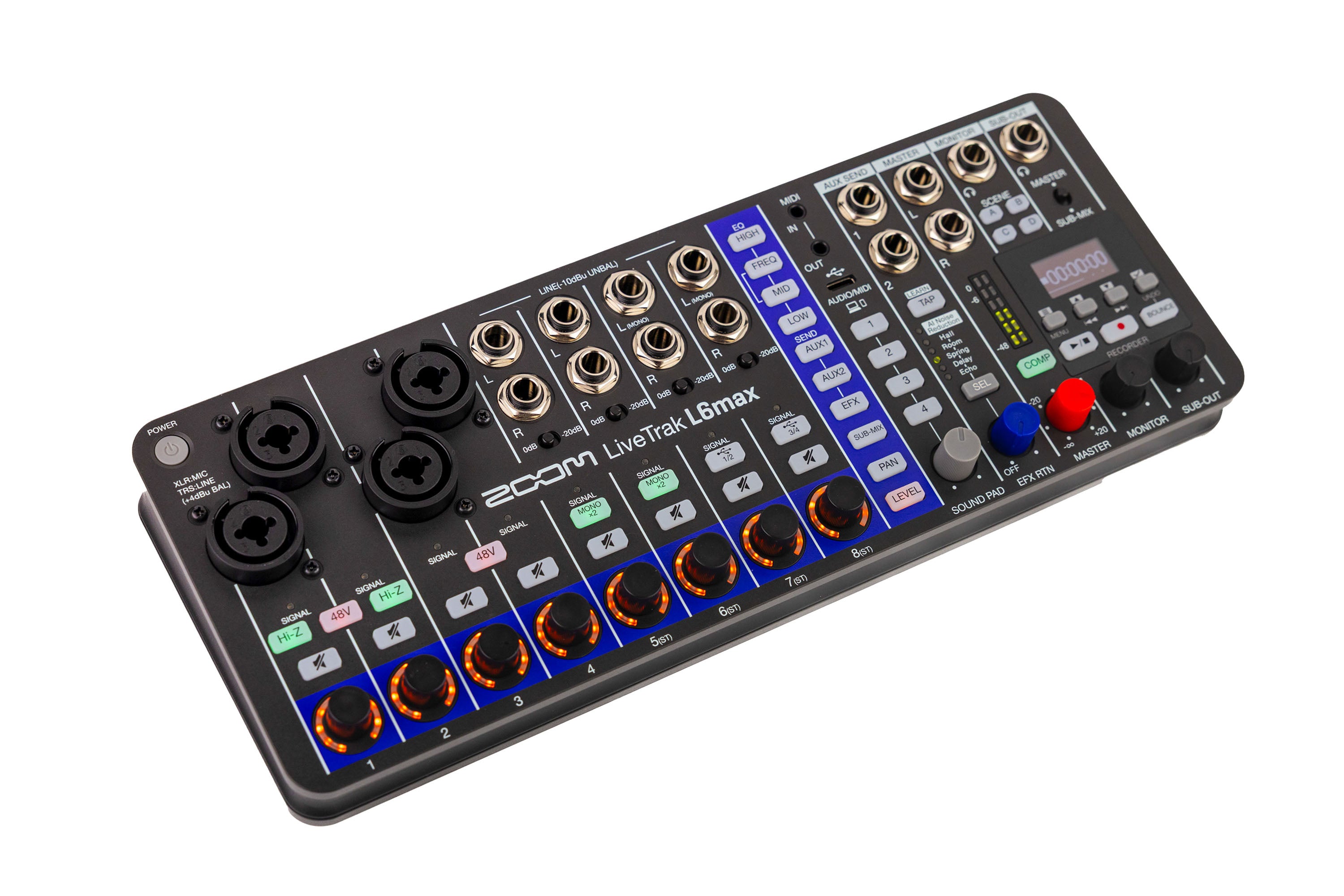 Zoom L6max - Mixer digitale 12 canali 32 Bit Floating Point