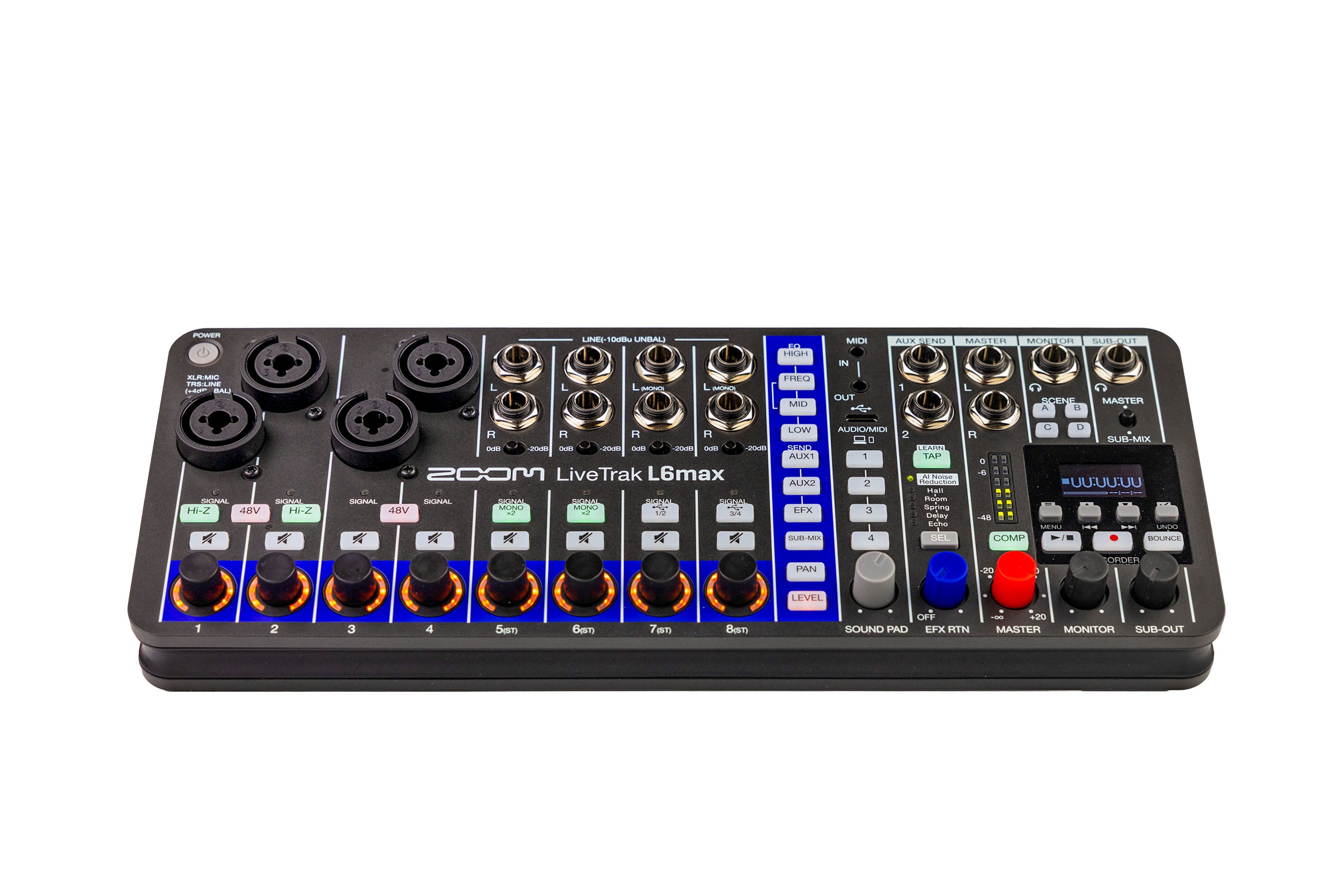 Zoom L6max - Mixer digitale 12 canali 32 Bit Floating Point