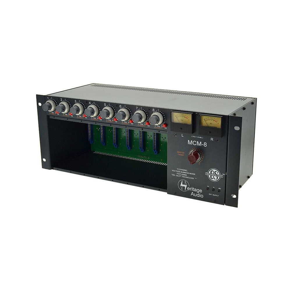 HERITAGE AUDIO MCM 8 Lunchbox de 8 ranuras y sumador de 10 canales