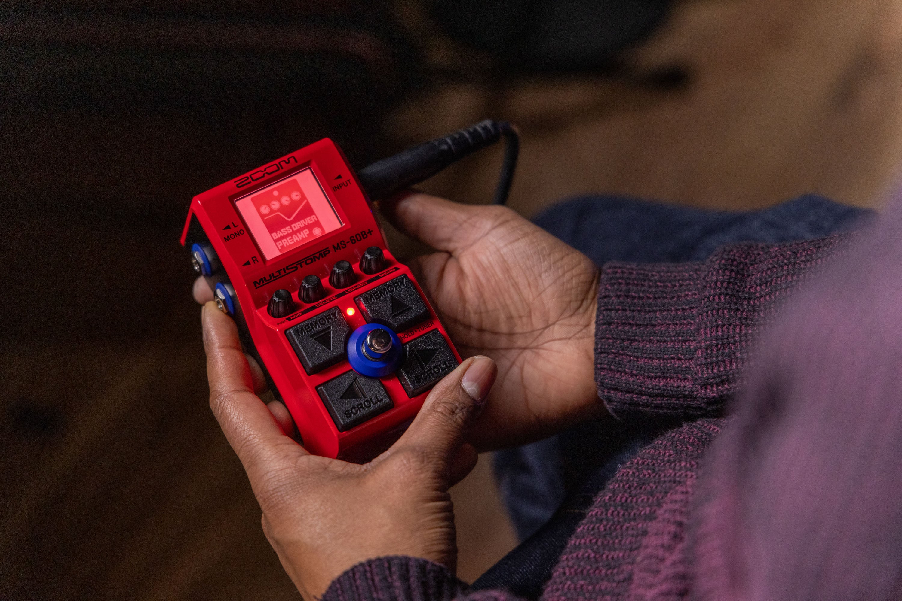 Zoom MS-60B+ - Pedale multieffetto per basso
