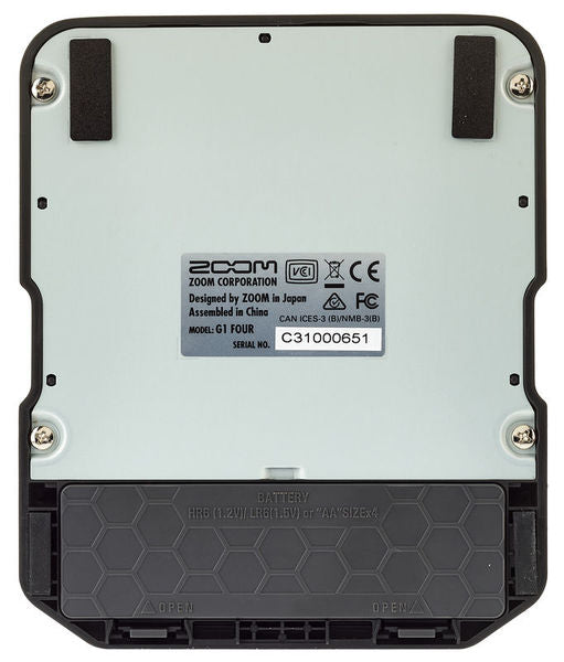 Zoom G1 FOUR - pedaliera multieffetto, amp-simulator per chitarra