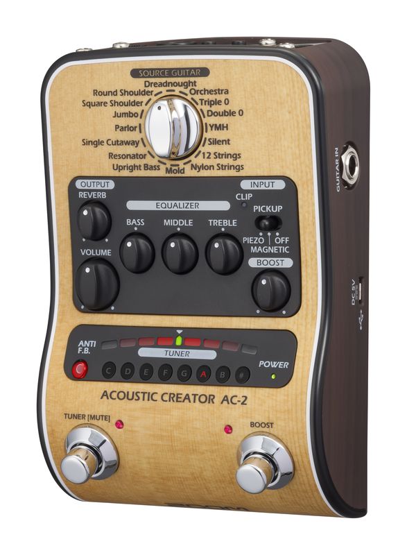 Zoom AC-2 - Preamp pedale per chitarra acustica