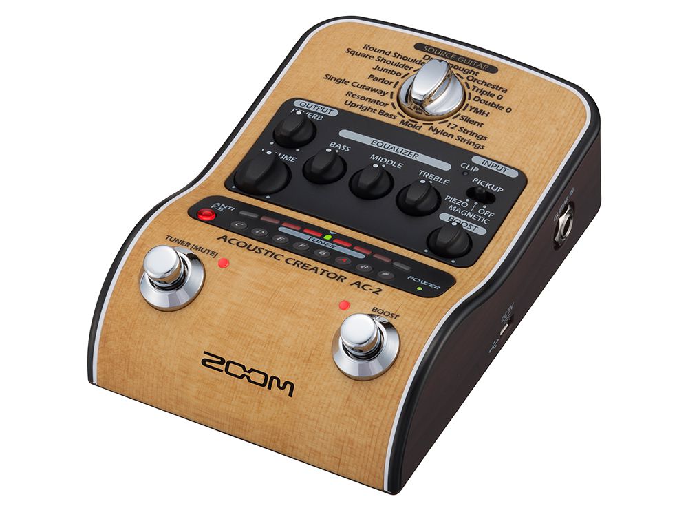 Zoom AC-2 - Preamp pedale per chitarra acustica