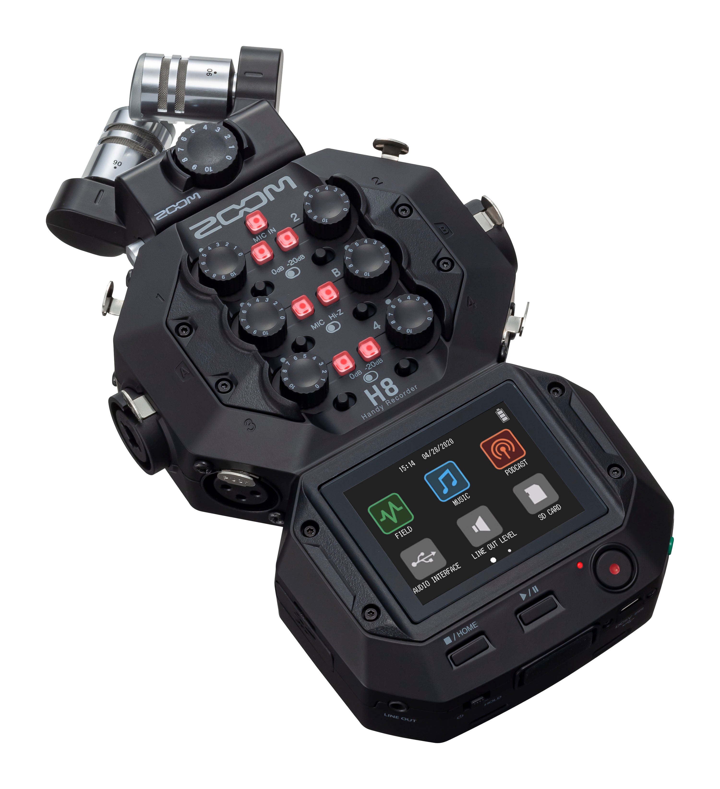 Zoom H8 - Registratore a 8 tracce + XYH-6/MSH-6
