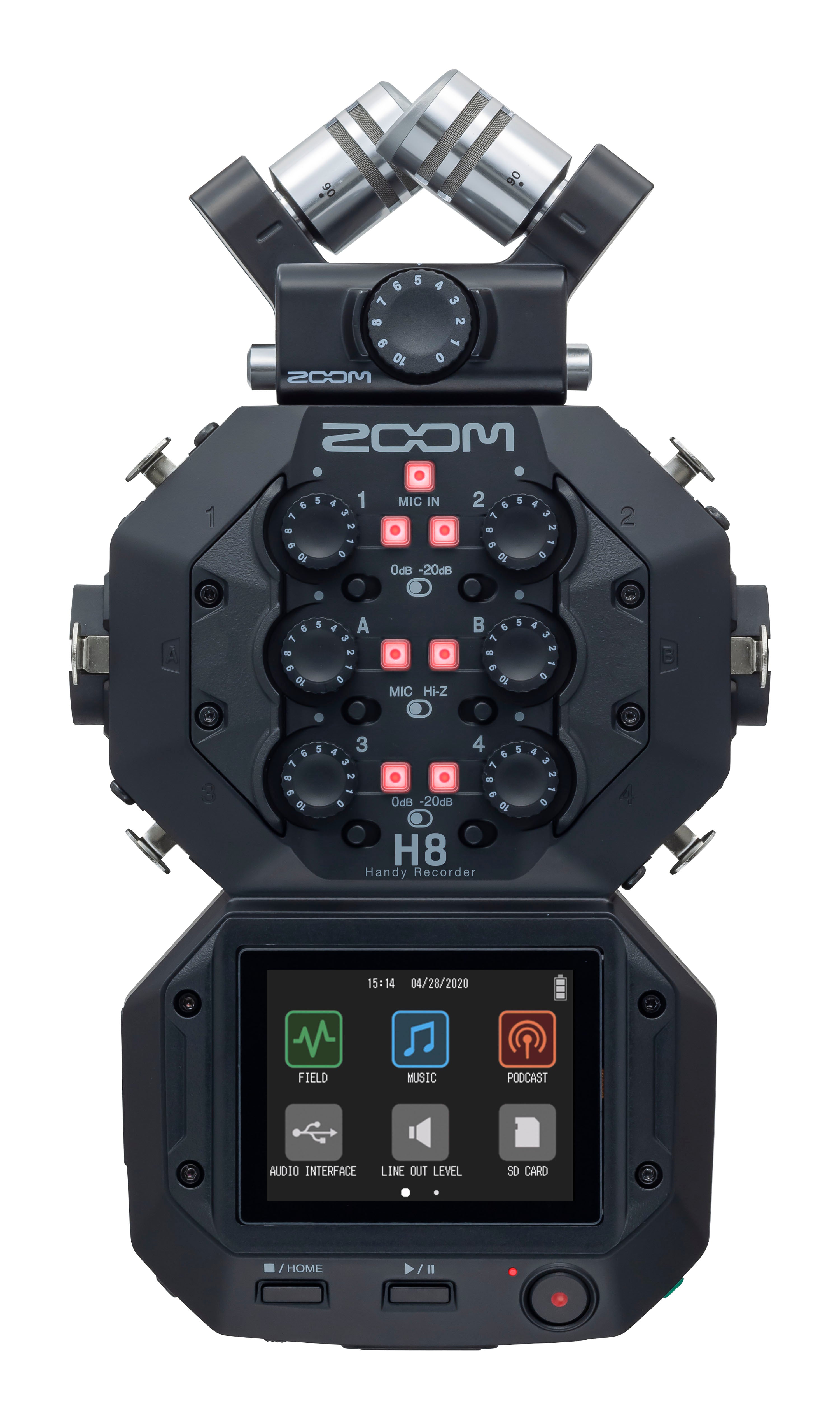 Zoom H8 - Registratore a 8 tracce + XYH-6/MSH-6