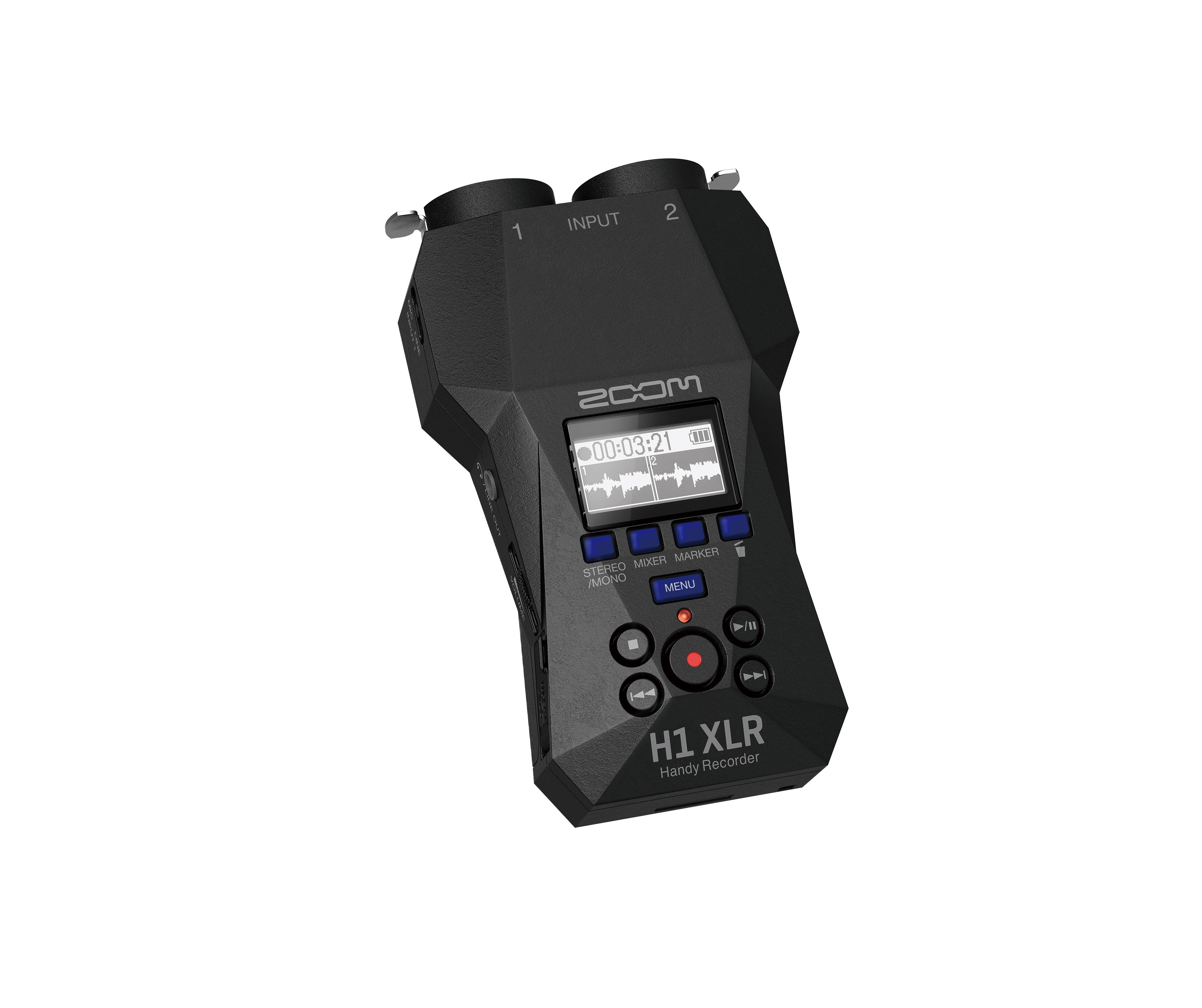 Zoom H1 XLR- registratore palmare stereo digitale 32 bit Floating Point con ingressi XLR