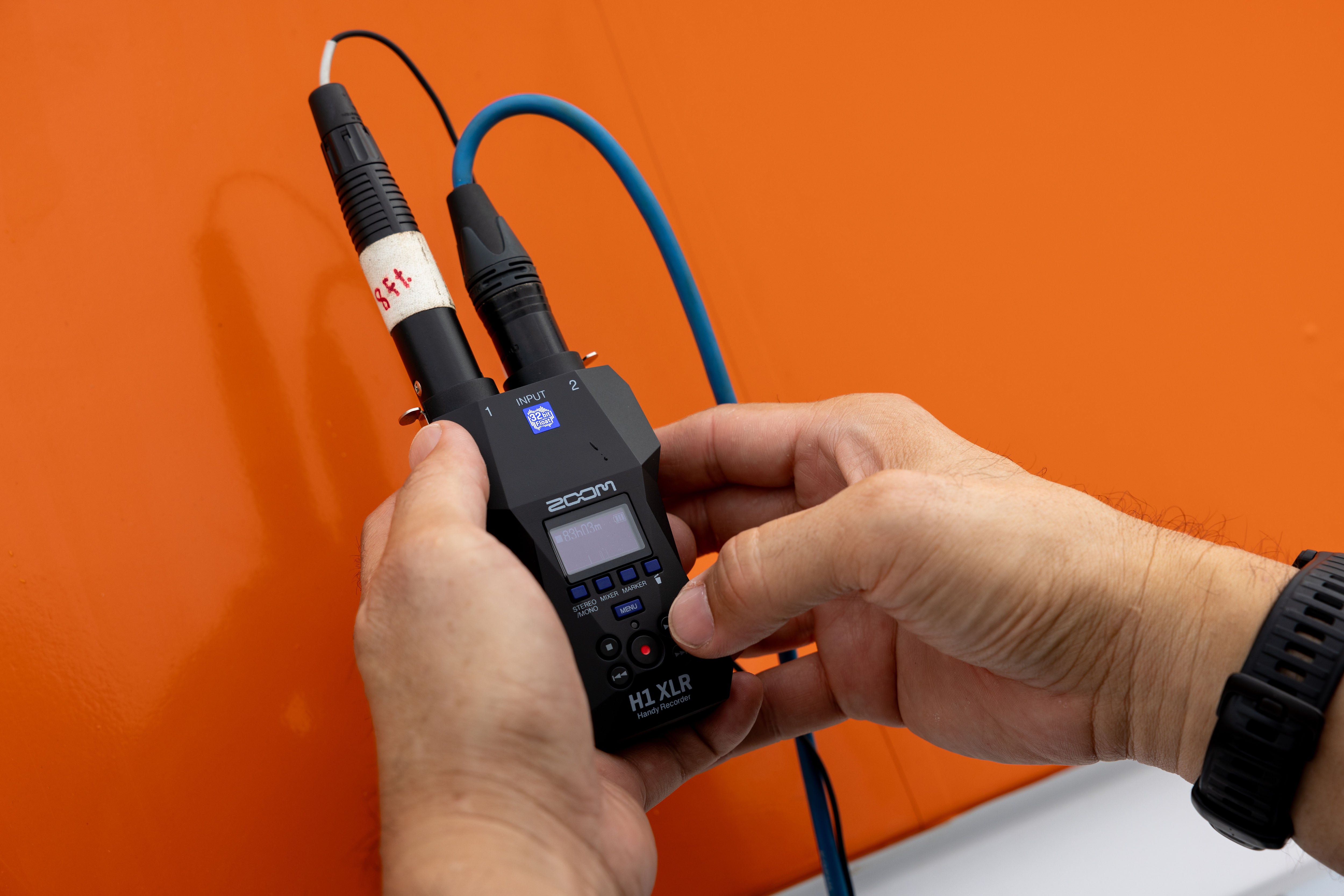 Zoom H1 XLR- registratore palmare stereo digitale 32 bit Floating Point con ingressi XLR