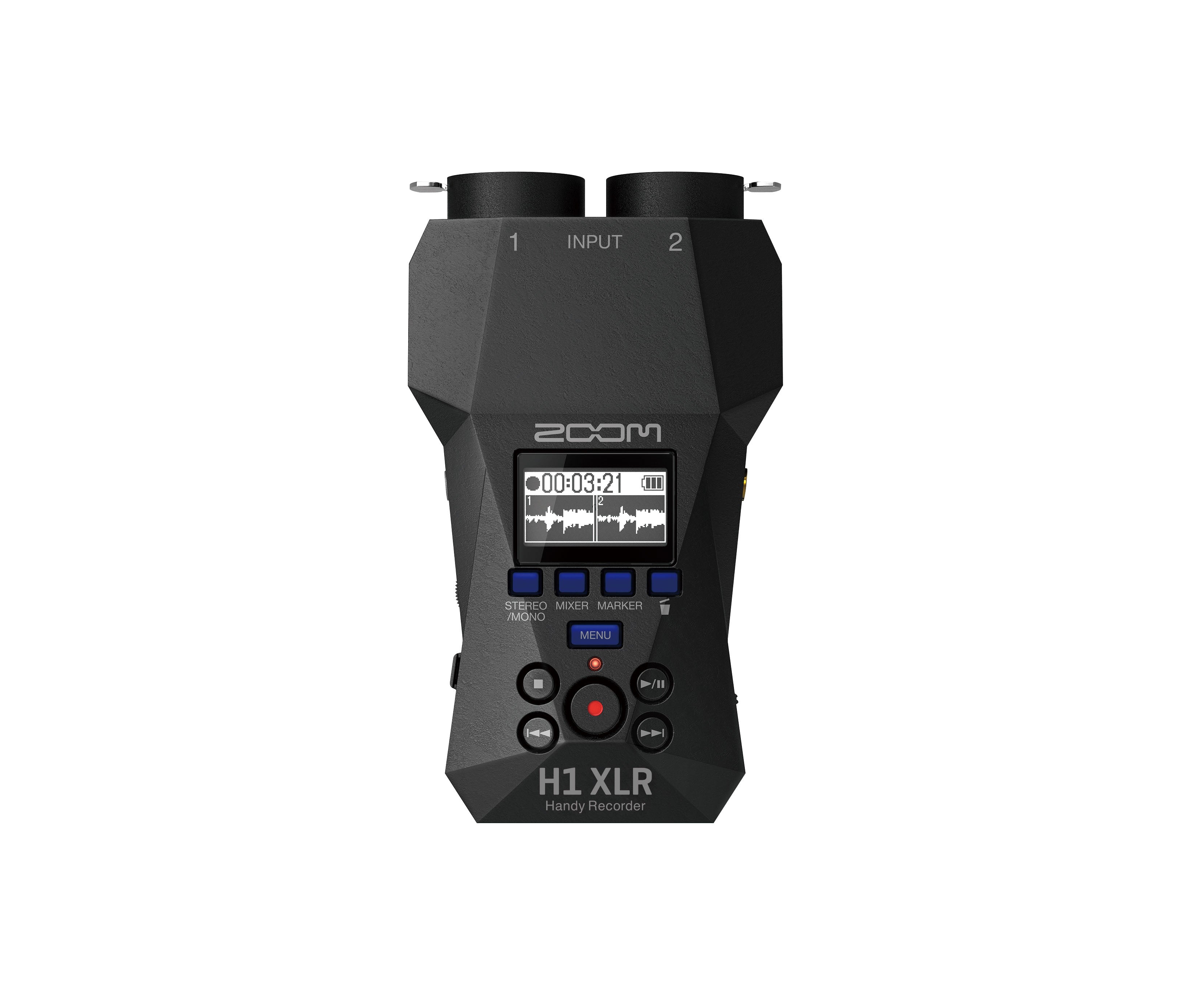 Zoom H1 XLR- registratore palmare stereo digitale 32 bit Floating Point con ingressi XLR