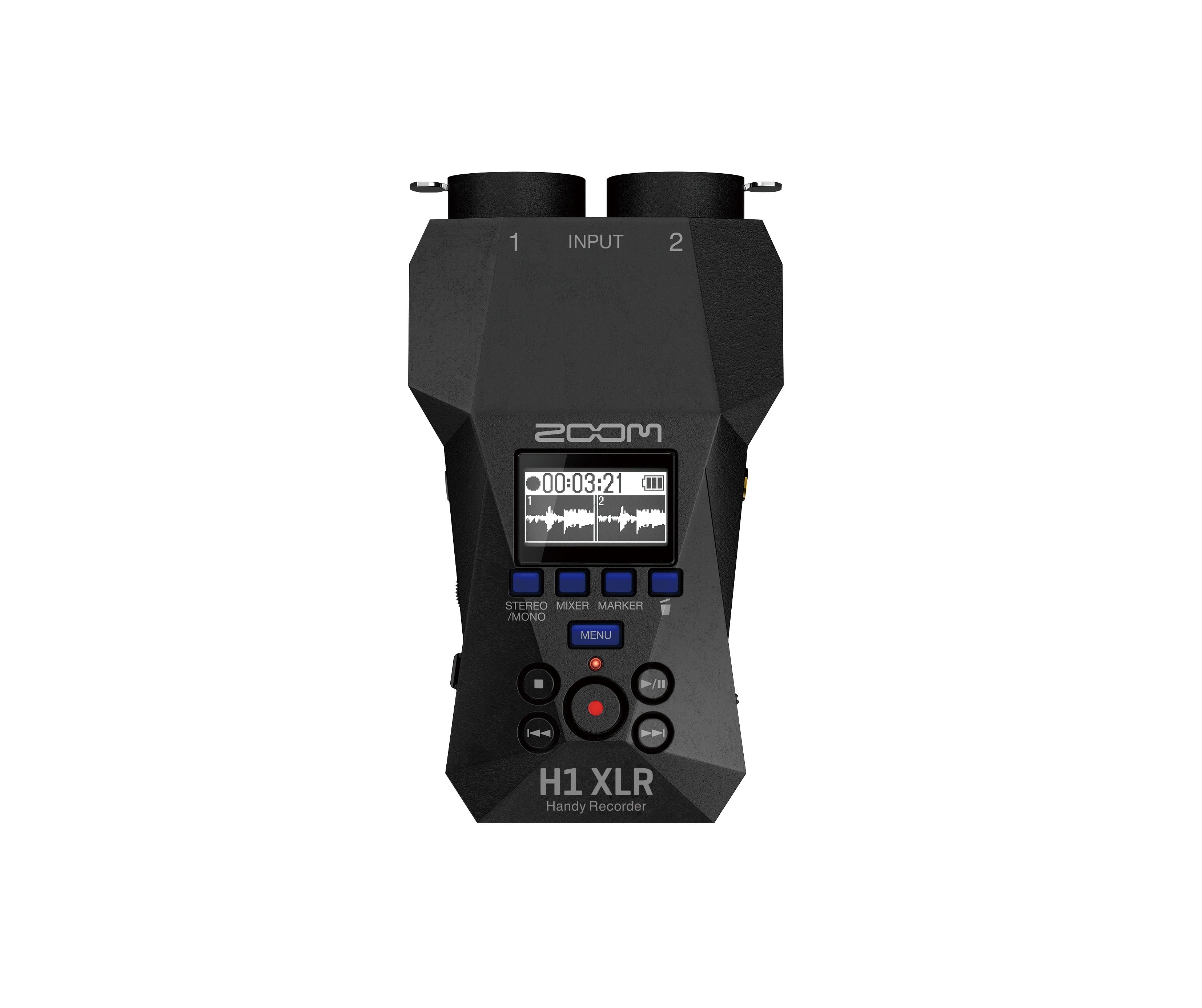 Zoom H1 XLR- registratore palmare stereo digitale 32 bit Floating Point con ingressi XLR