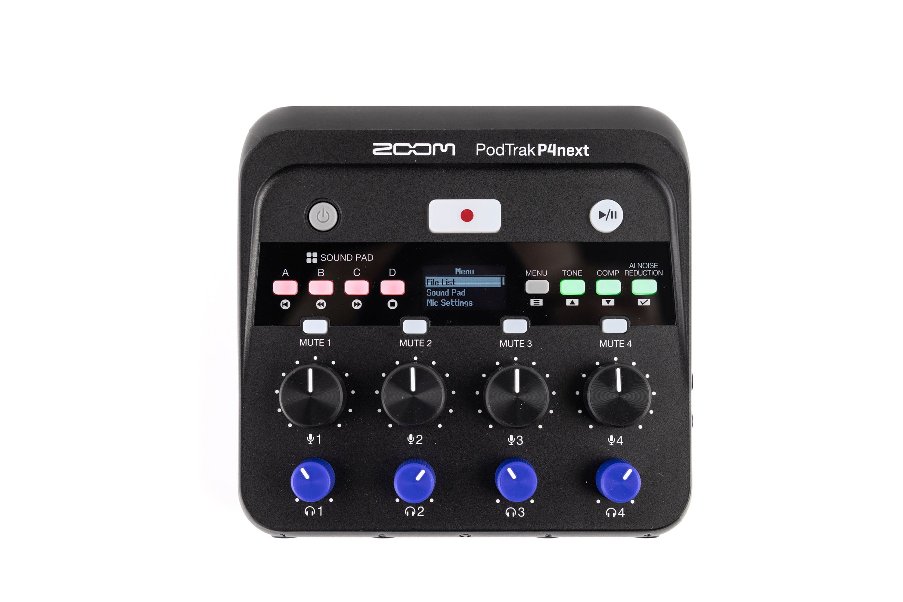 Zoom P4next - Registratore/Interfaccia audio portatile per podcast