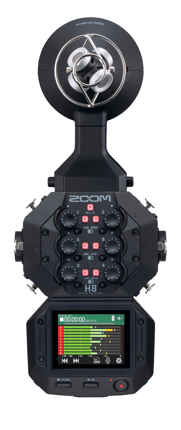 Zoom VRH-8 - capsula Ambisonic con 4 microfoni a condensatore per H8