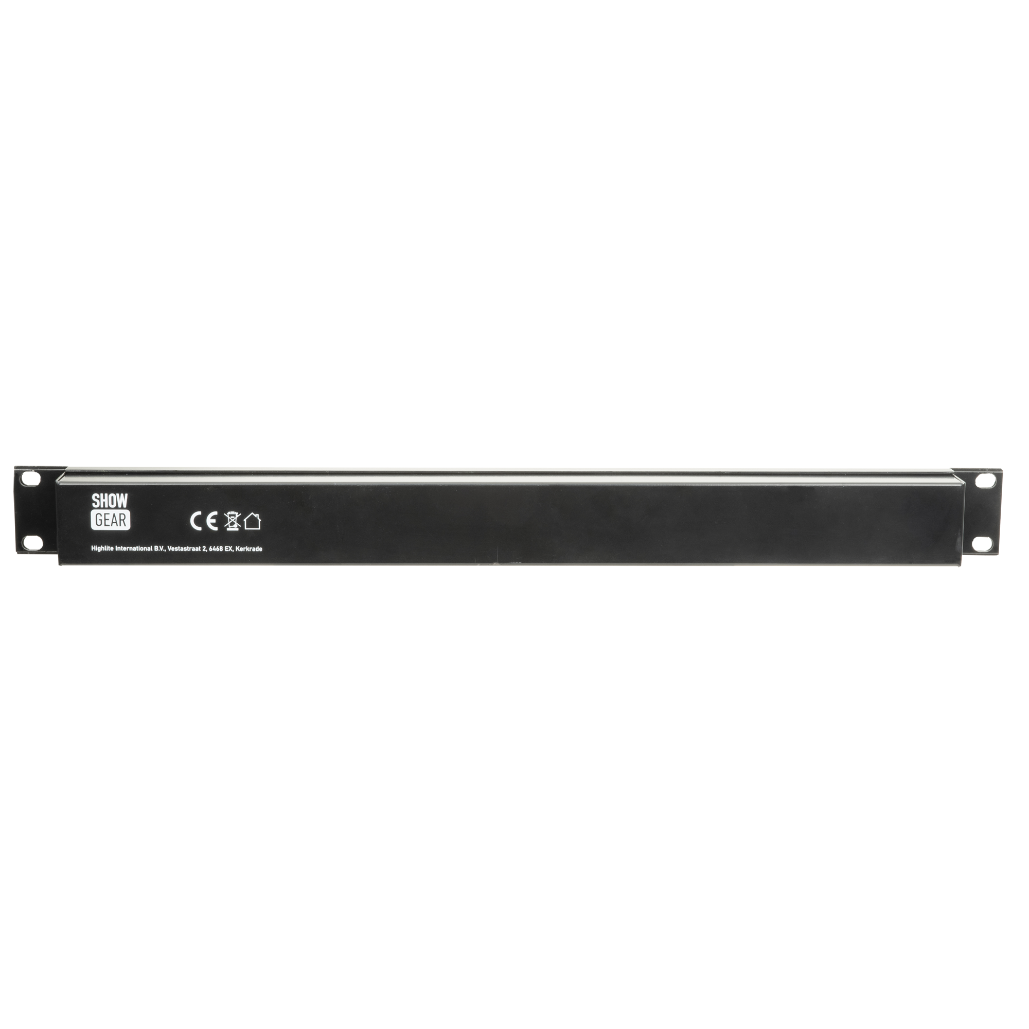 SHOWGEAR DS-24F/5 DMX Rack Split 8x 5-pin female XLR to 2x female RJ45 converter (4 universes per CAT cable) Convertitore da 8x 5-pin XLR femmina a 2x RJ45 femmina (4 universi per cavo CAT)