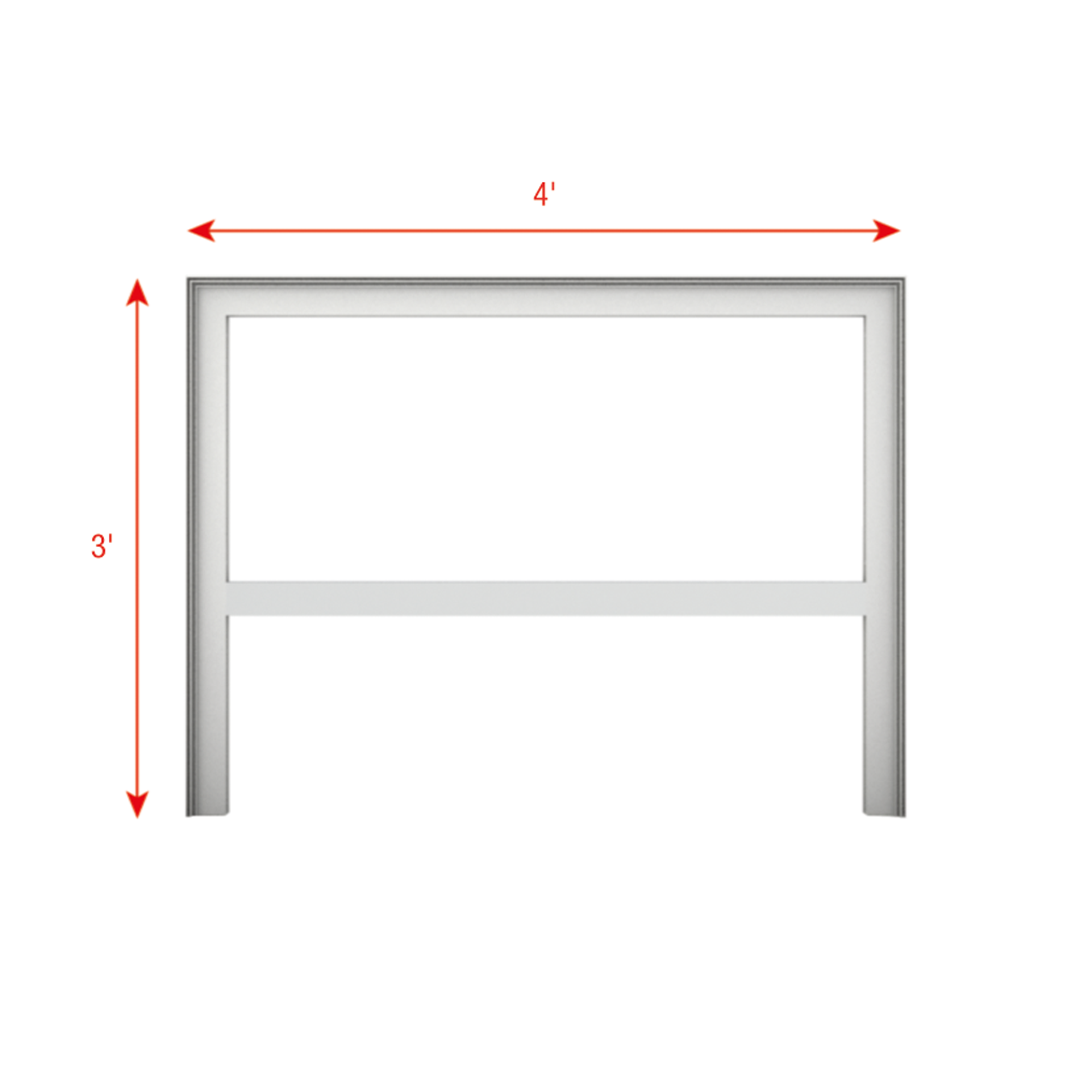 WENTEX SET Frame - A Module (USA) 3' x 4' (H x W) 3' x 4' (AxL)