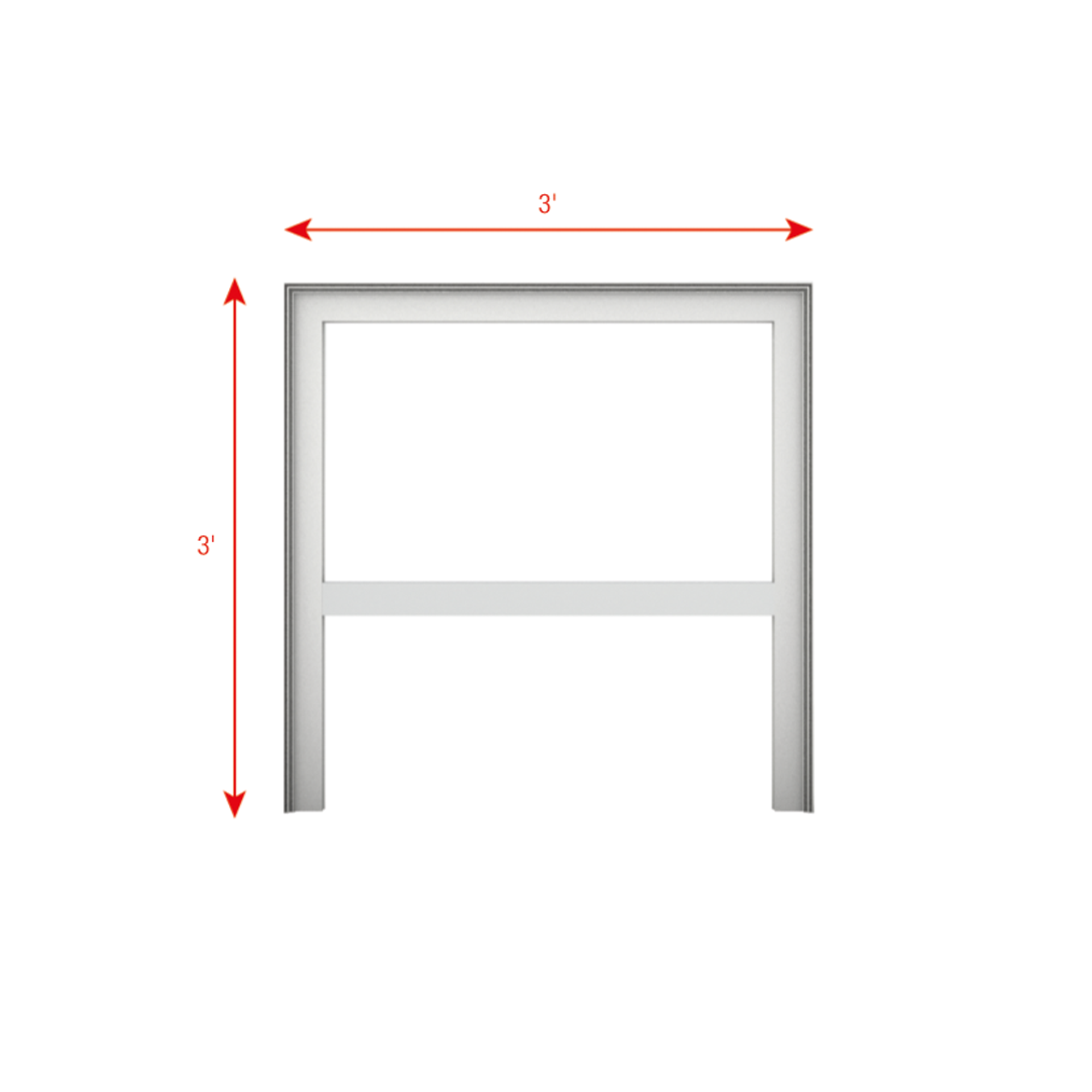WENTEX SET Frame - A Module (USA) 3' x 3' (H x W) 3' x 3' (AxL)