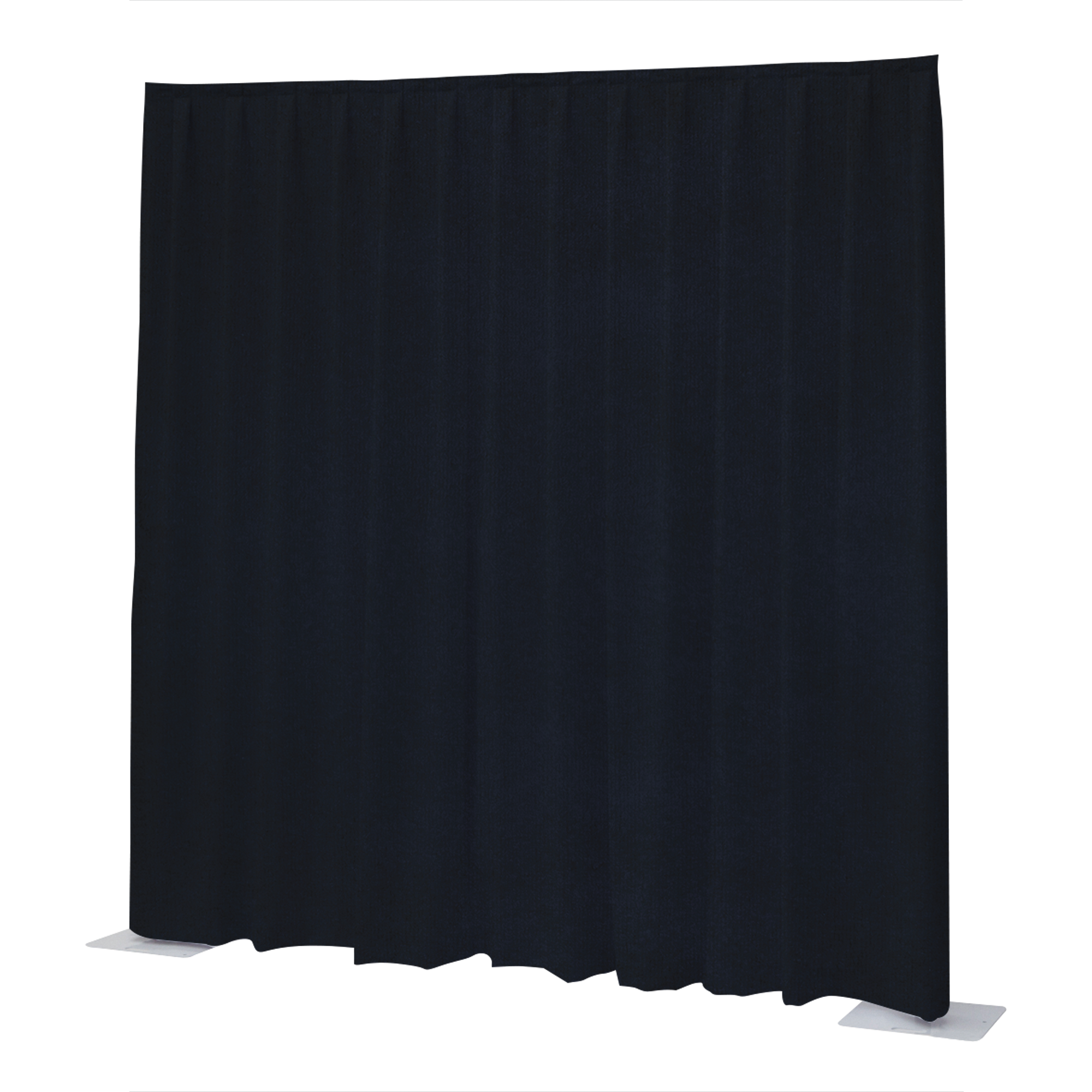 WENTEX P&D Curtain Napoli Velvet (USA) Dark Blue - 11’ x 16’ (W x H) - pleated Blu scuro - 11' x 16' (L x A) - plissettato