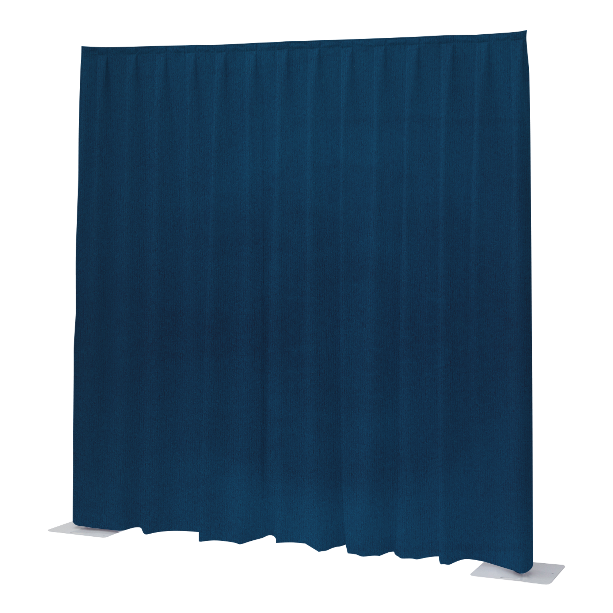 WENTEX P&D Curtain Napoli Velvet (USA) Royal Blue - 11’ x 14’ (W x H) - pleated Blu reale - 11' x 14' (L x A) - plissettato