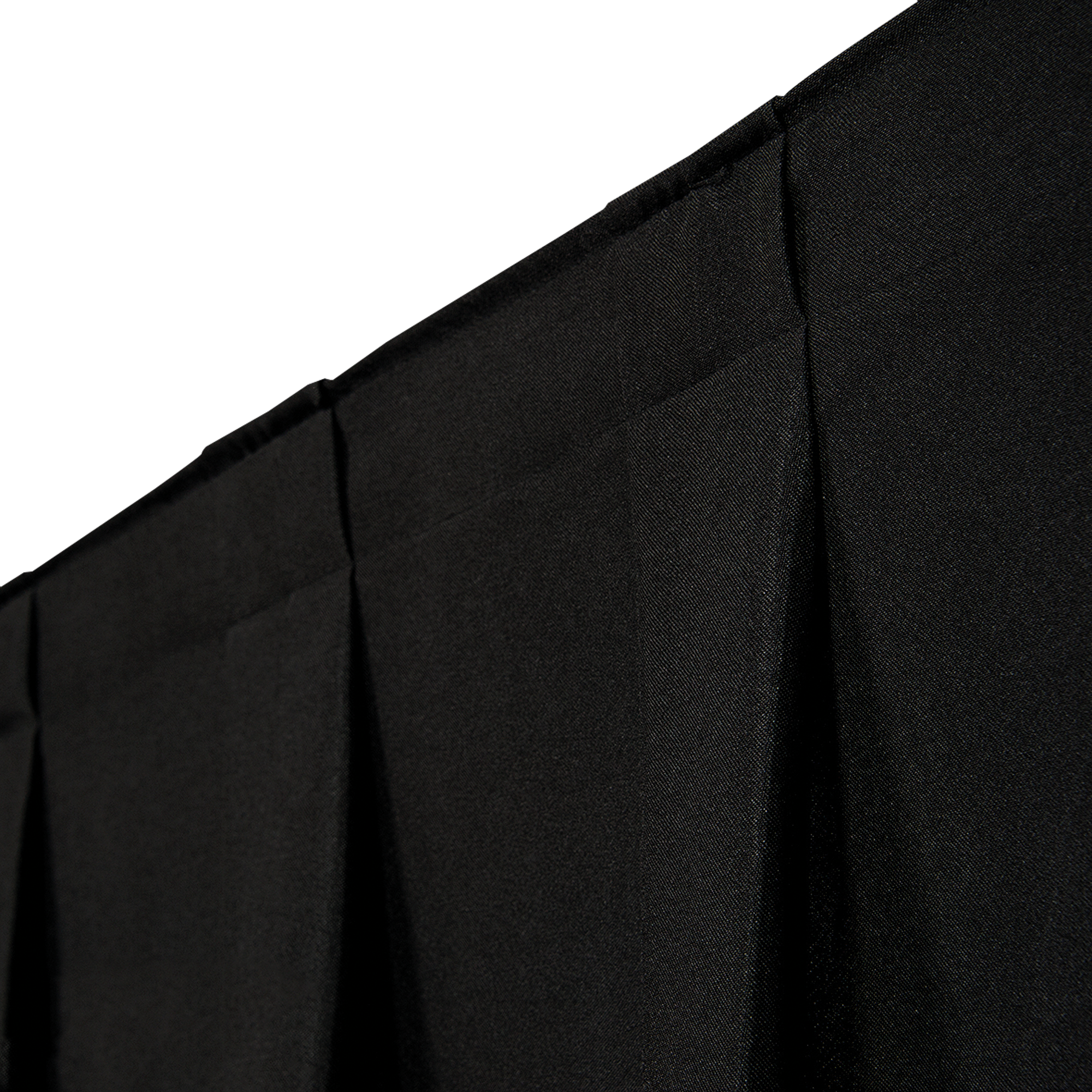 WENTEX P&D Curtain MGS 5.16 oz/yd² (USA) Black - 11' x 16' (W x H) - pleated Colore nero - 11' x 16' (L x H) - plissettato