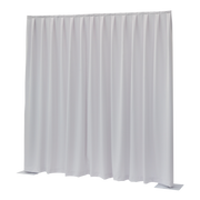 WENTEX P&D Curtain MGS 5.16 oz/yd² (USA) White - 11' x 16' (W x H) - pleated Colore bianco - 11' x 16' (L x H) - plissettato