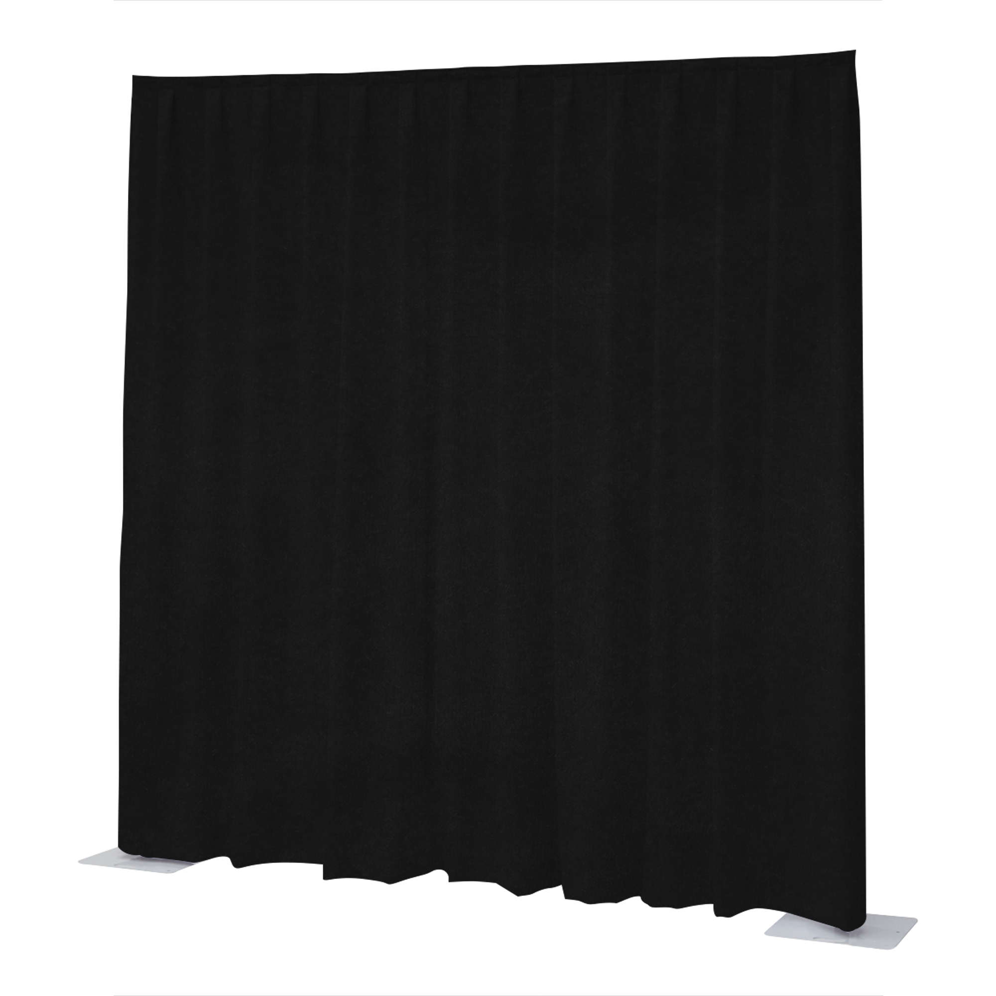 WENTEX P&D Curtain Napoli Velvet (USA) Black - 11’ x 10’ (W x H) - pleated Colore nero - 11’ x 10’ (L x A) - plissettata