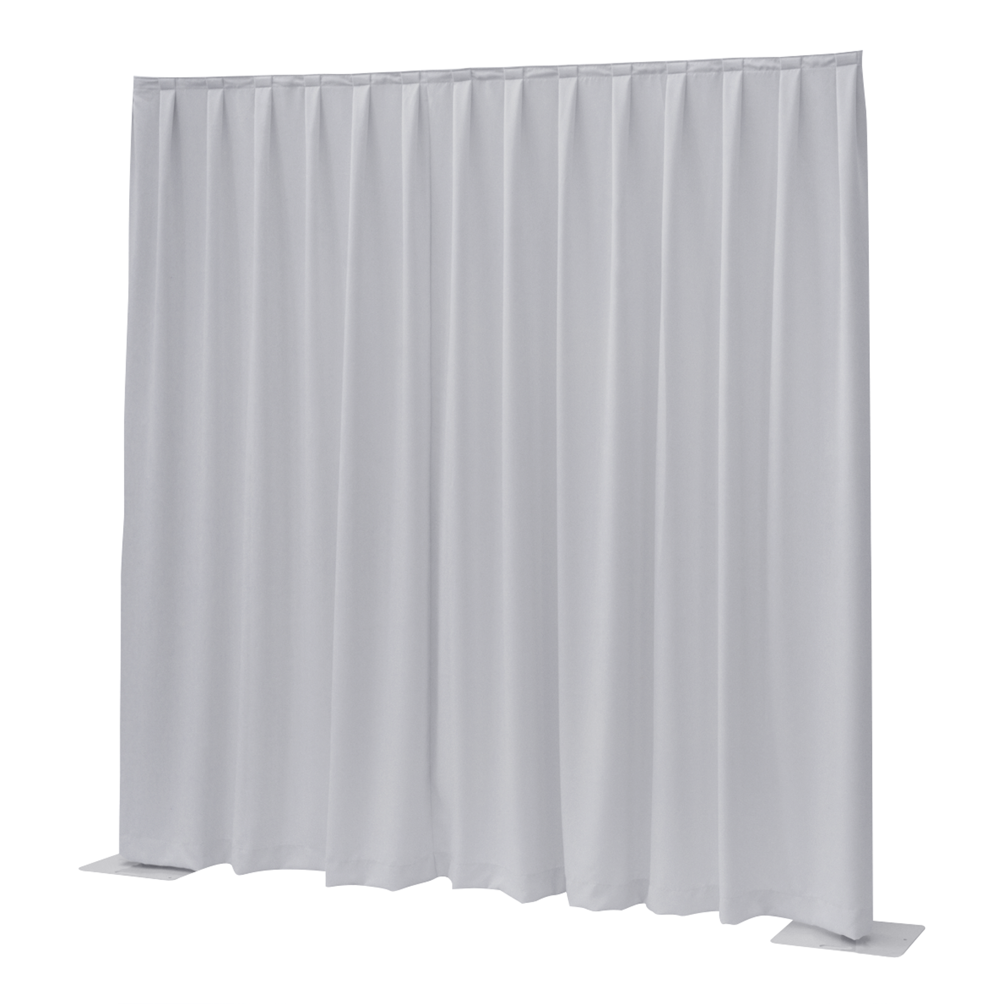 WENTEX P&D Curtain Napoli Velvet (USA) White - 11’ x 10’ (W x H) - pleated Bianco - 11’ x 10’ (L x A) - plissettata