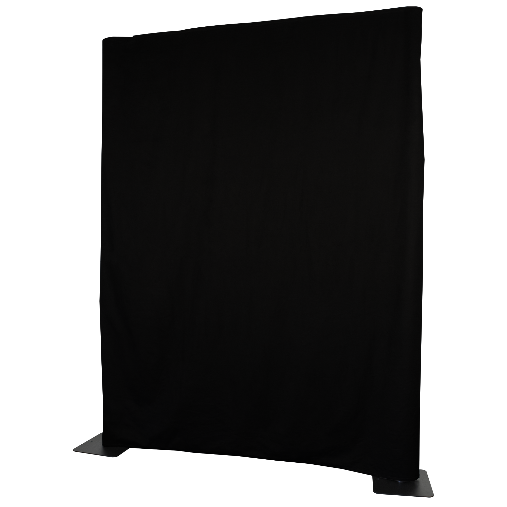 WENTEX P&D Curtain Napoli Velvet (USA) Black - 9’ x 4’ (W x H) - unpleated Colore nero - 9’ x 4’ (L x A) - non plissettato