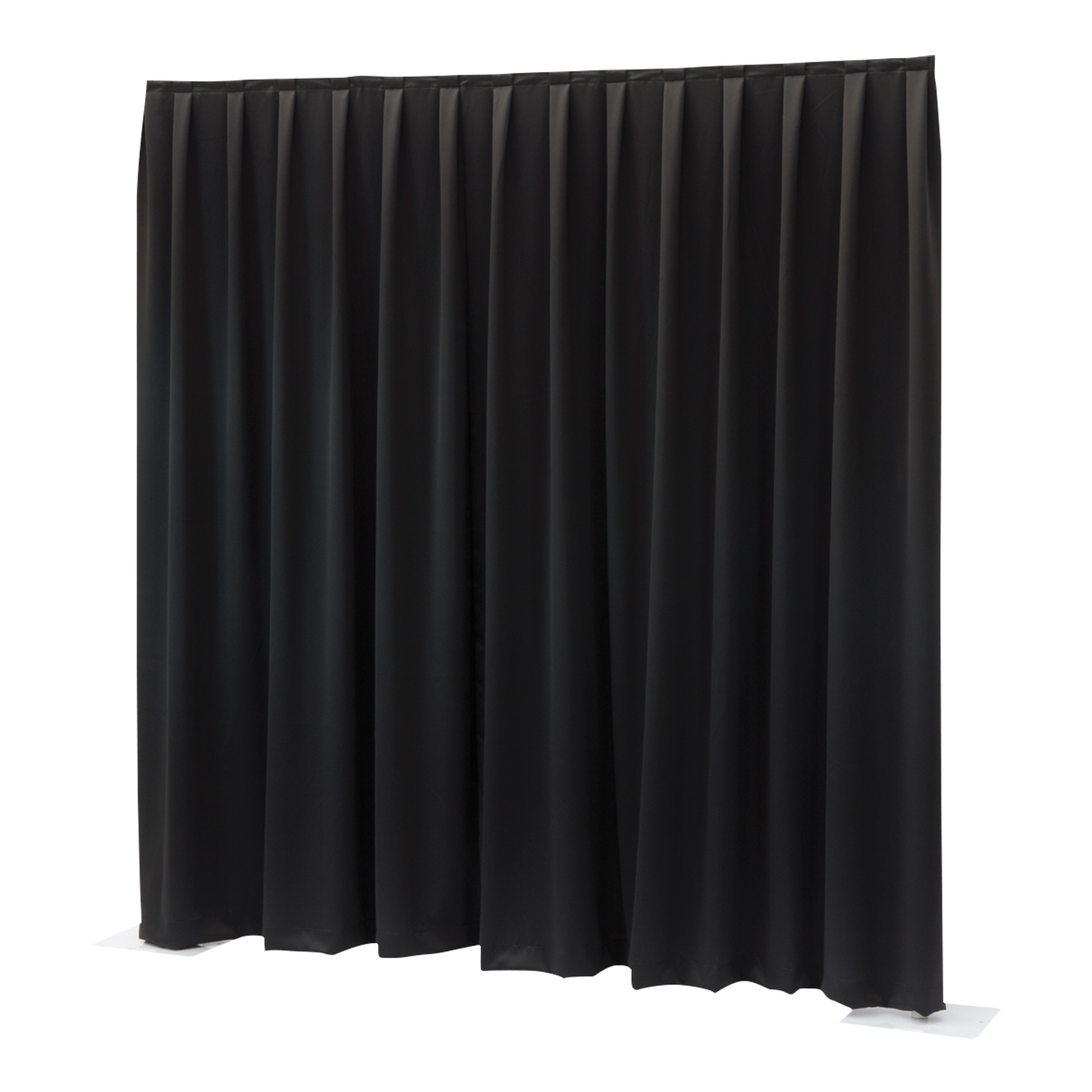 WENTEX P&D Curtain Dimout 7.67 oz/yd² (USA) Black - 11' x 8' (W x H) - pleated Colore nero - 11' x 8' (L x H) - plissettato