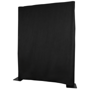 WENTEX P&D Curtain MCS 8.85 oz/yd² (USA) Black - 9' x 4' (W x H) - pleated Colore nero - 9' x 4' (L x H) - plissettato