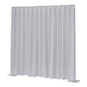 WENTEX P&D Curtain Napoli Velvet (USA) White - 11’ x 6’ (W x H) - pleated Bianco - 11’ x 6’ (L x A) - plissettata