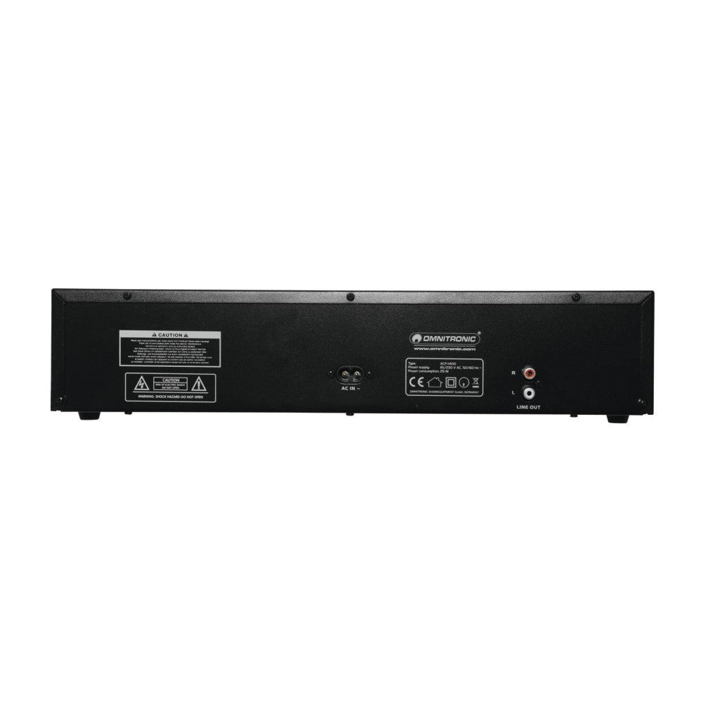 OMNITRONIC XCP-1400 Lettore CD con telecomando IR