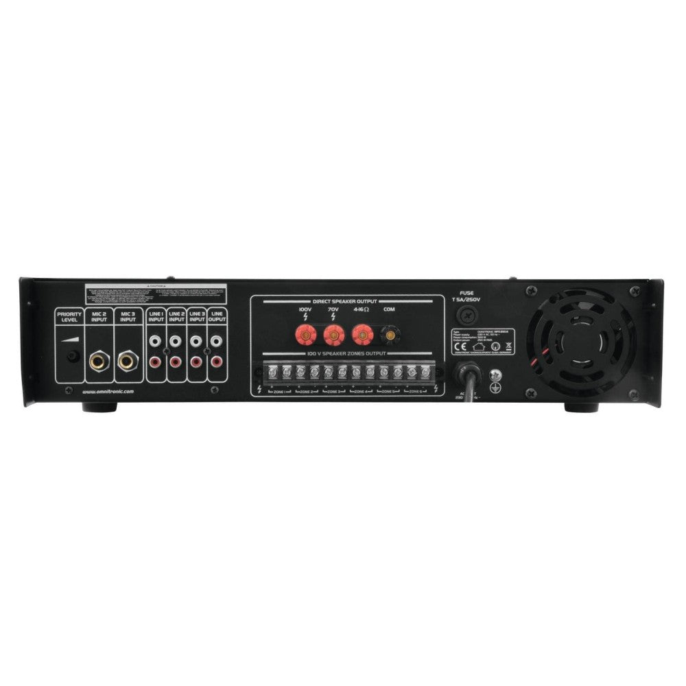 OMNITRONIC MPZ-250.6 PA Amplificatore 100V