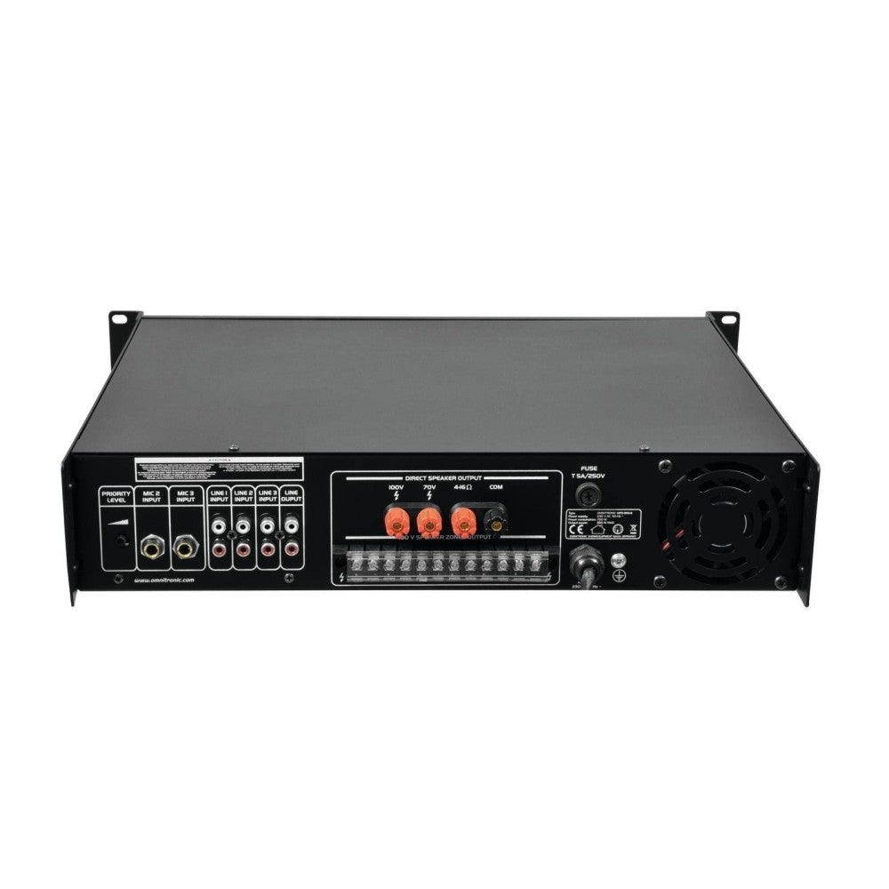 OMNITRONIC MPZ-350.6 Amplificador PA de 100 V