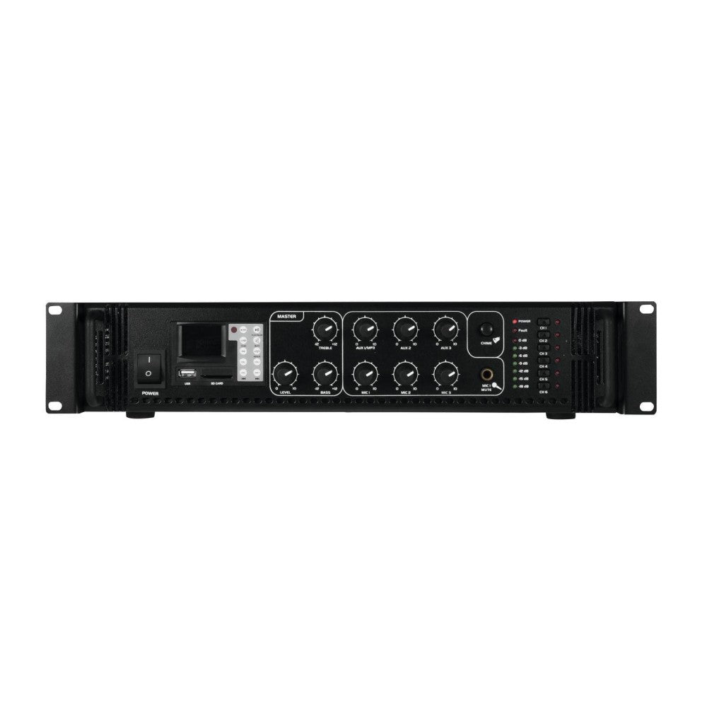 OMNITRONIC MPZ-650.6P PA Amplificatore 100V