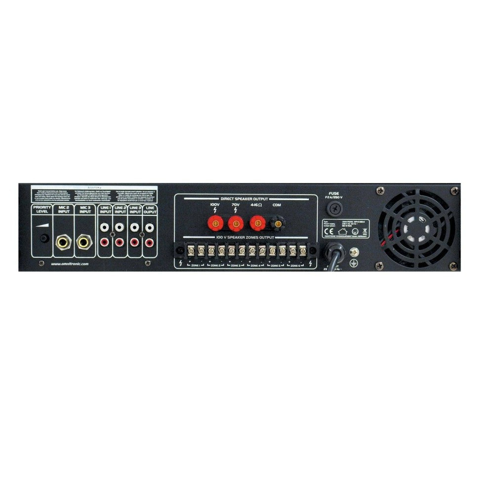 OMNITRONIC MPVZ-180.6 Amplificador PA 100V