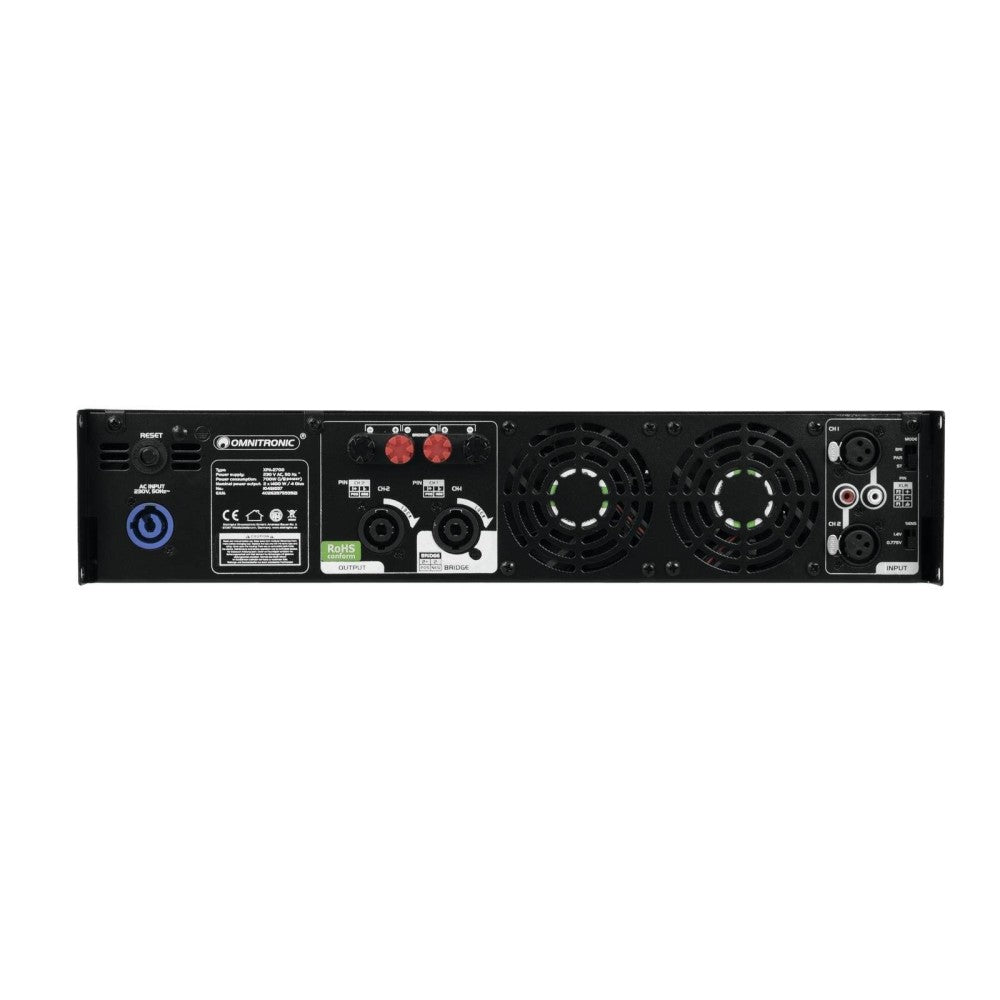 OMNITRONIC XPA-2700 Amplificador con limitador integrado