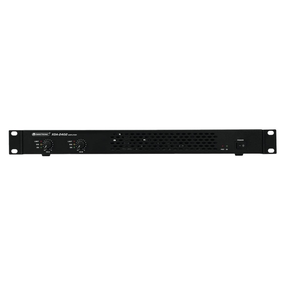 OMNITRONIC XDA-2402 Amplificatore con SMPS 2 x 510 W integrato
