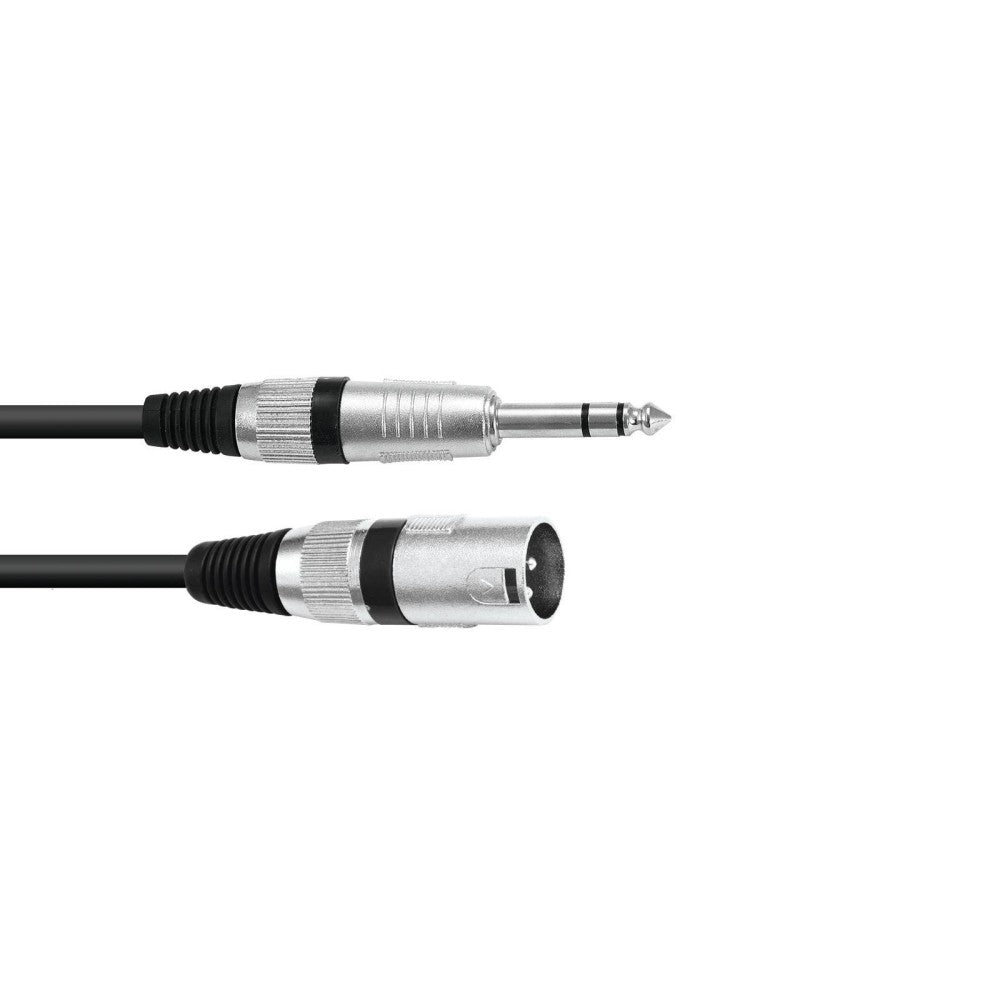 OMNITRONIC Cavo da XLR M a Jack stereo 2m