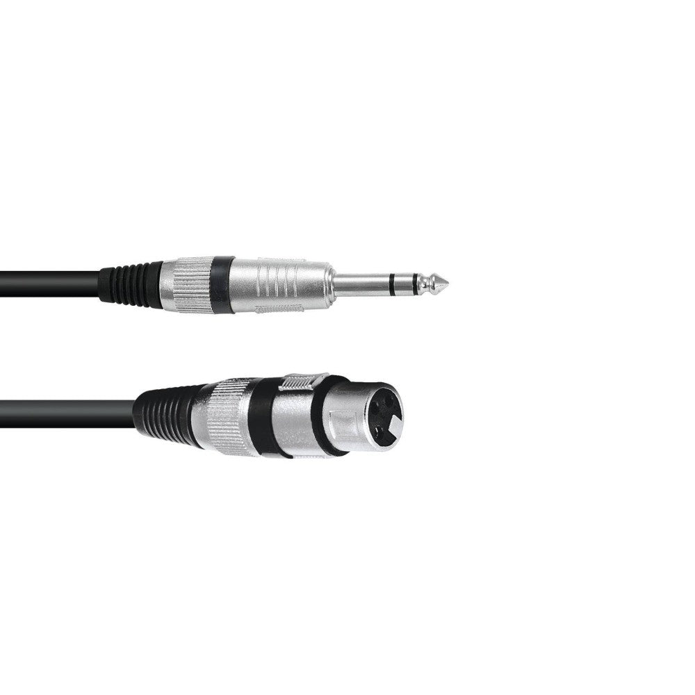 OMNITRONIC Cavo da XLR F a Jack stereo 0.9m