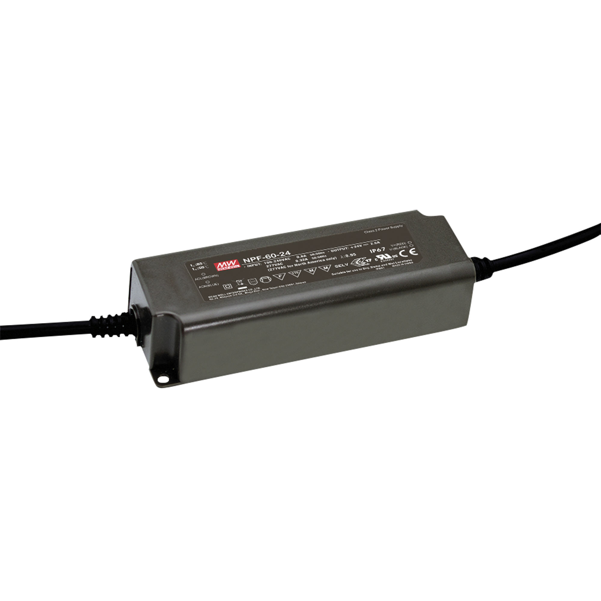 MEANWELL Power Supply - 60 W - 12 V DC NPF-60-12