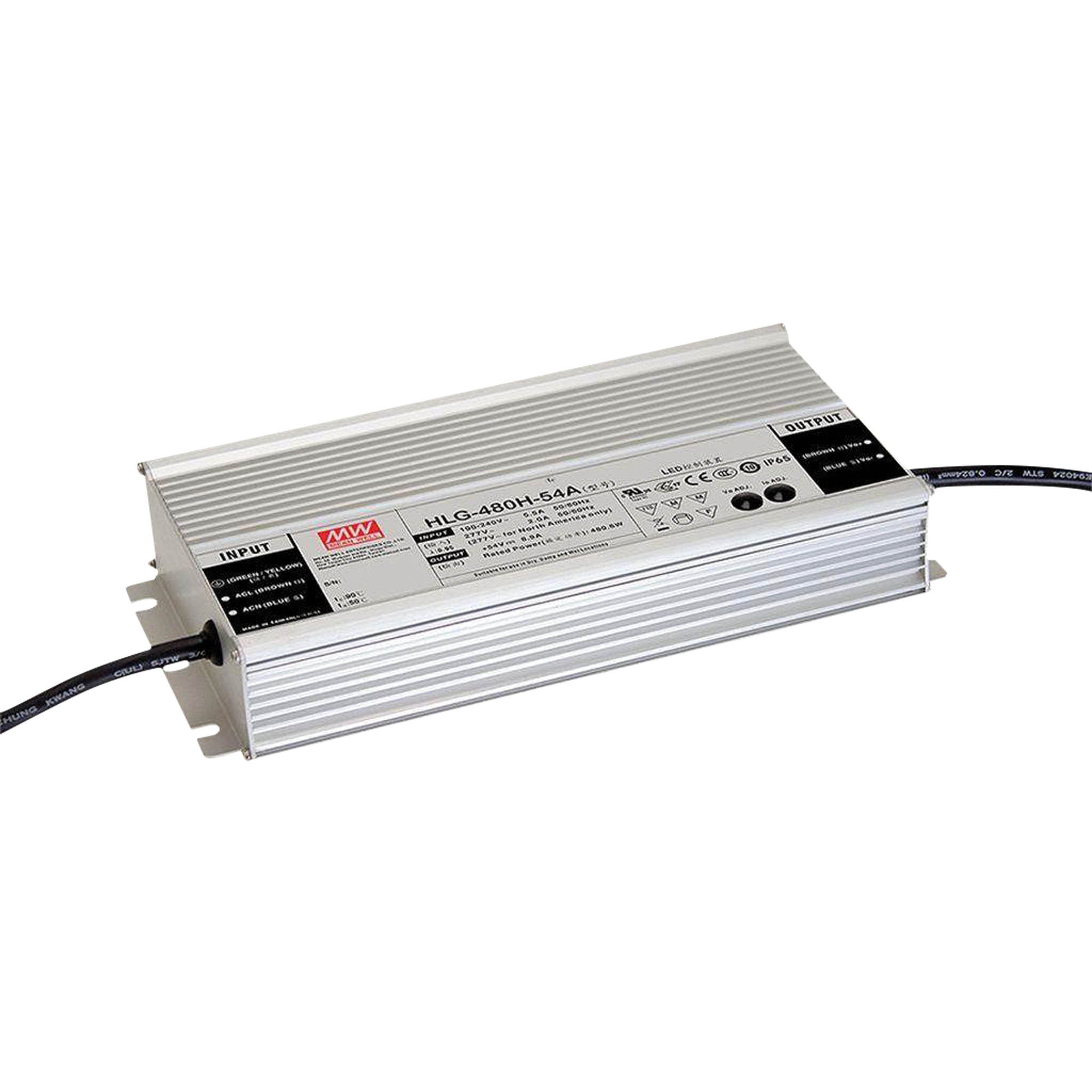 MEANWELL LED Power Supply - 480 W - 48 V DC HLG-480H-48