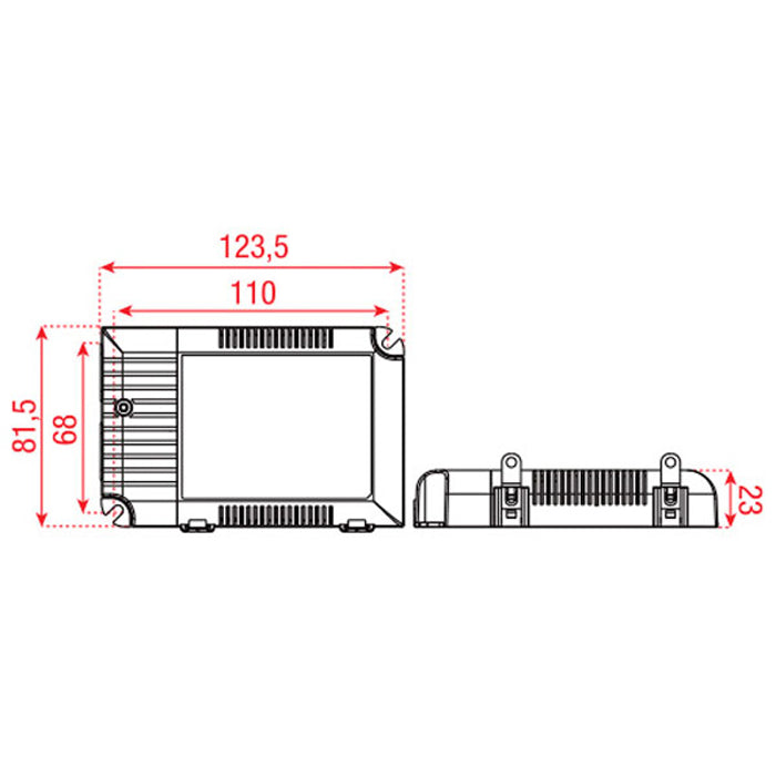 MEANWELL Universal LED Driver - 40 W 40W LCM-40DA