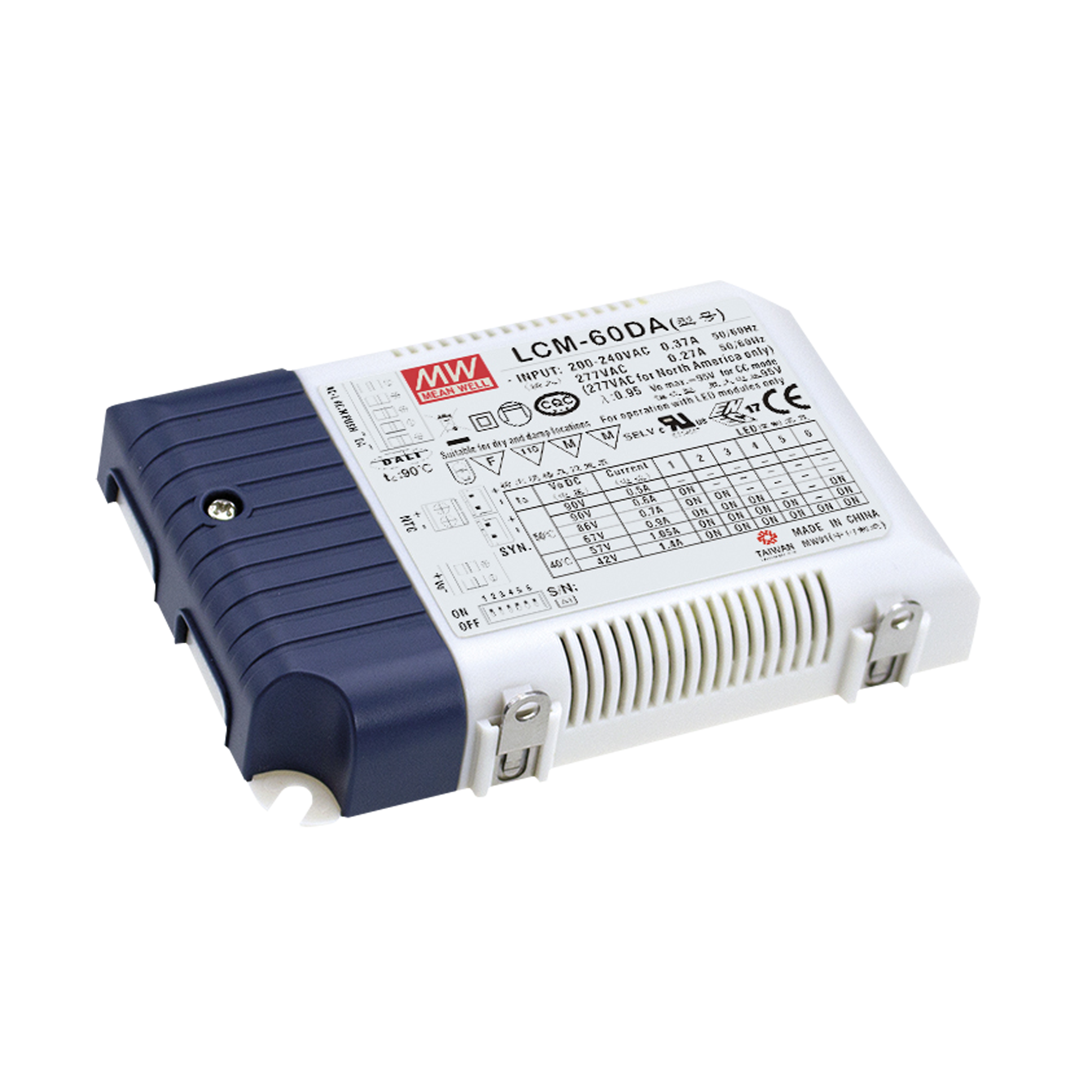 MEANWELL Universal LED Driver - 60 W 60W LCM-60DA