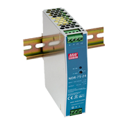 MEANWELL DIN Rail Power Supply - 75 W - 24 V DC NDR-75-24