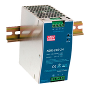 MEANWELL DIN Rail Power Supply - 240 W - 24 V DC NDR-240-24