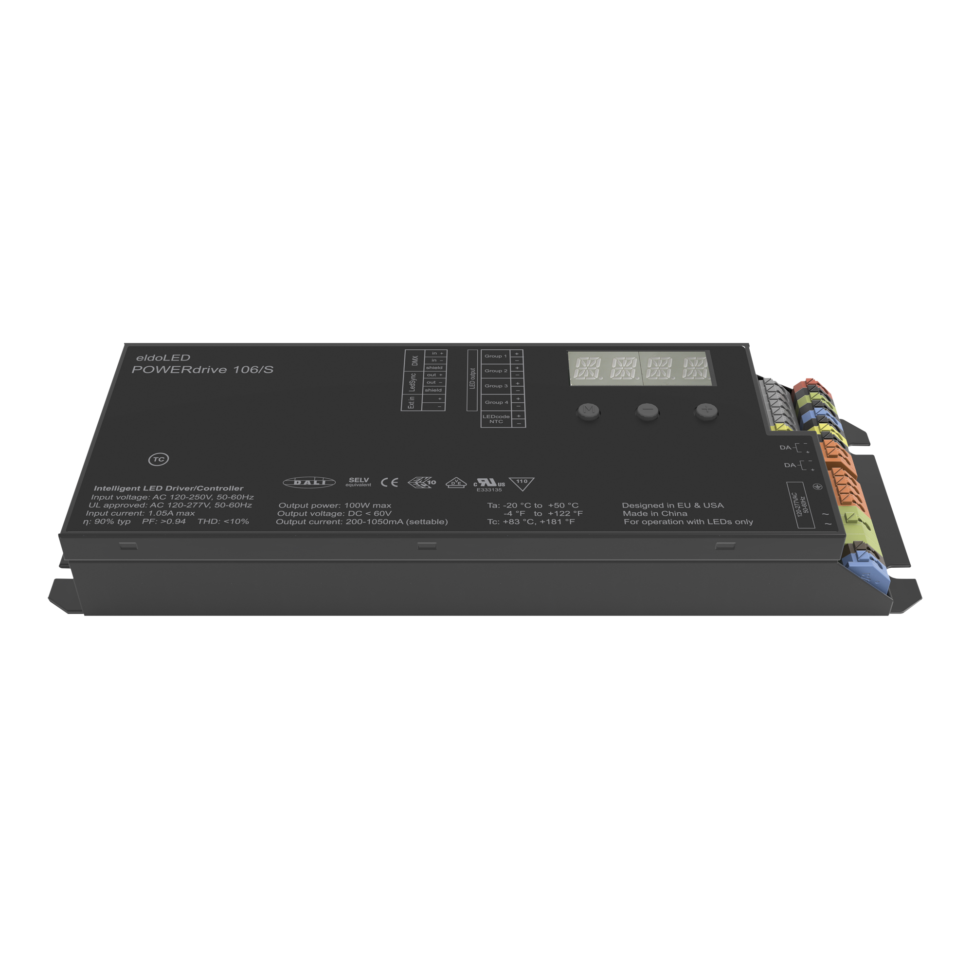 ELDOLED POWERdrive AC - 100 W Corrente Costante - DMX/DALI - PW106S1