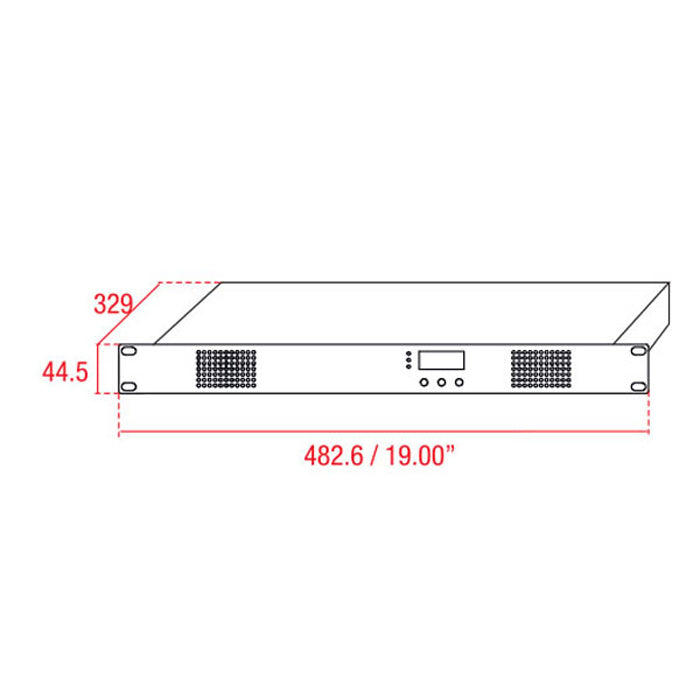 ELDOLED Powerdrive AC - 600 W PW6060R1 DMX/DALI 32/4 canali, 32 uscite