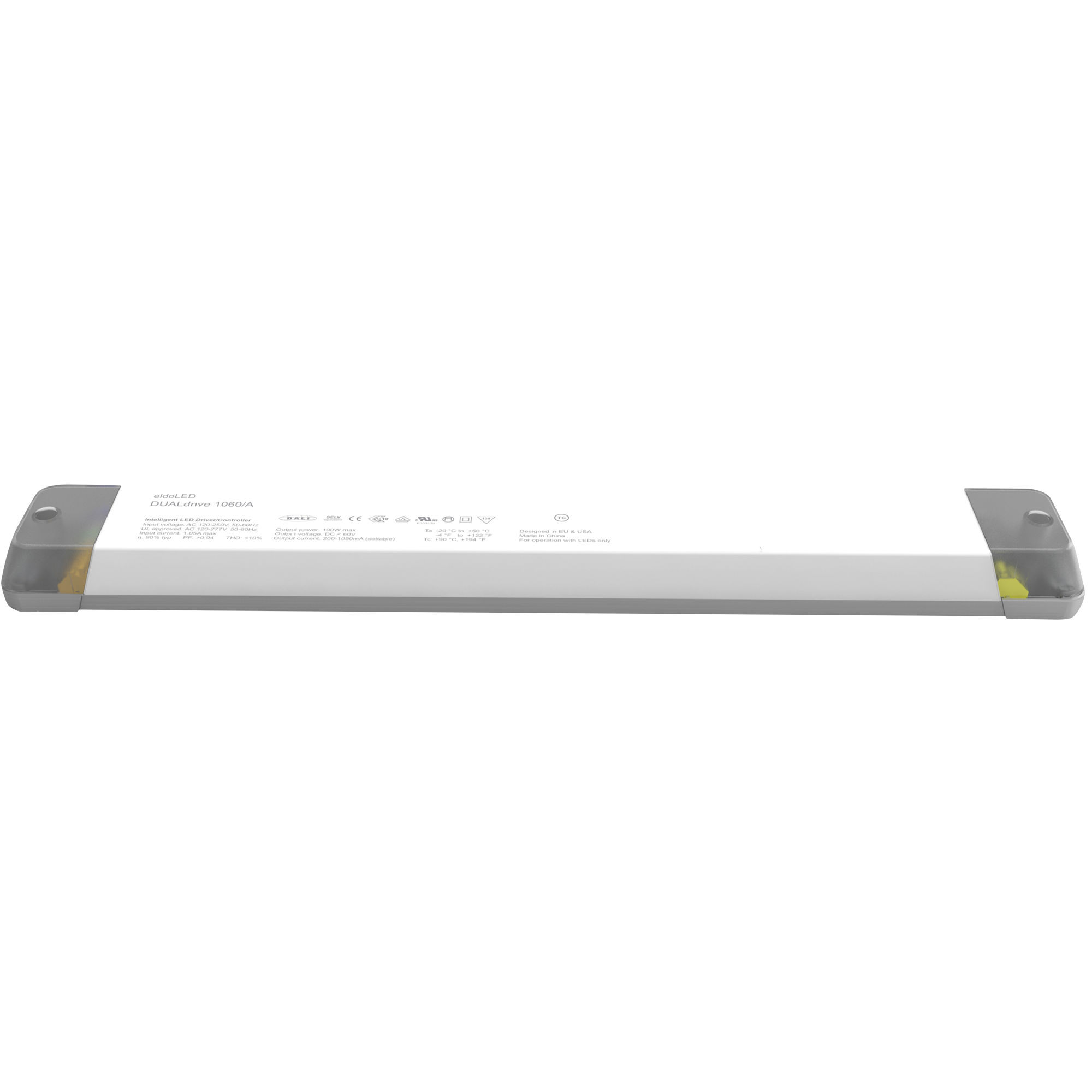 ELDOLED DUALdrive AC - 100 W Corrente Costante - DALI - 2 Alimentatori, 4 Uscite - DL1060A1