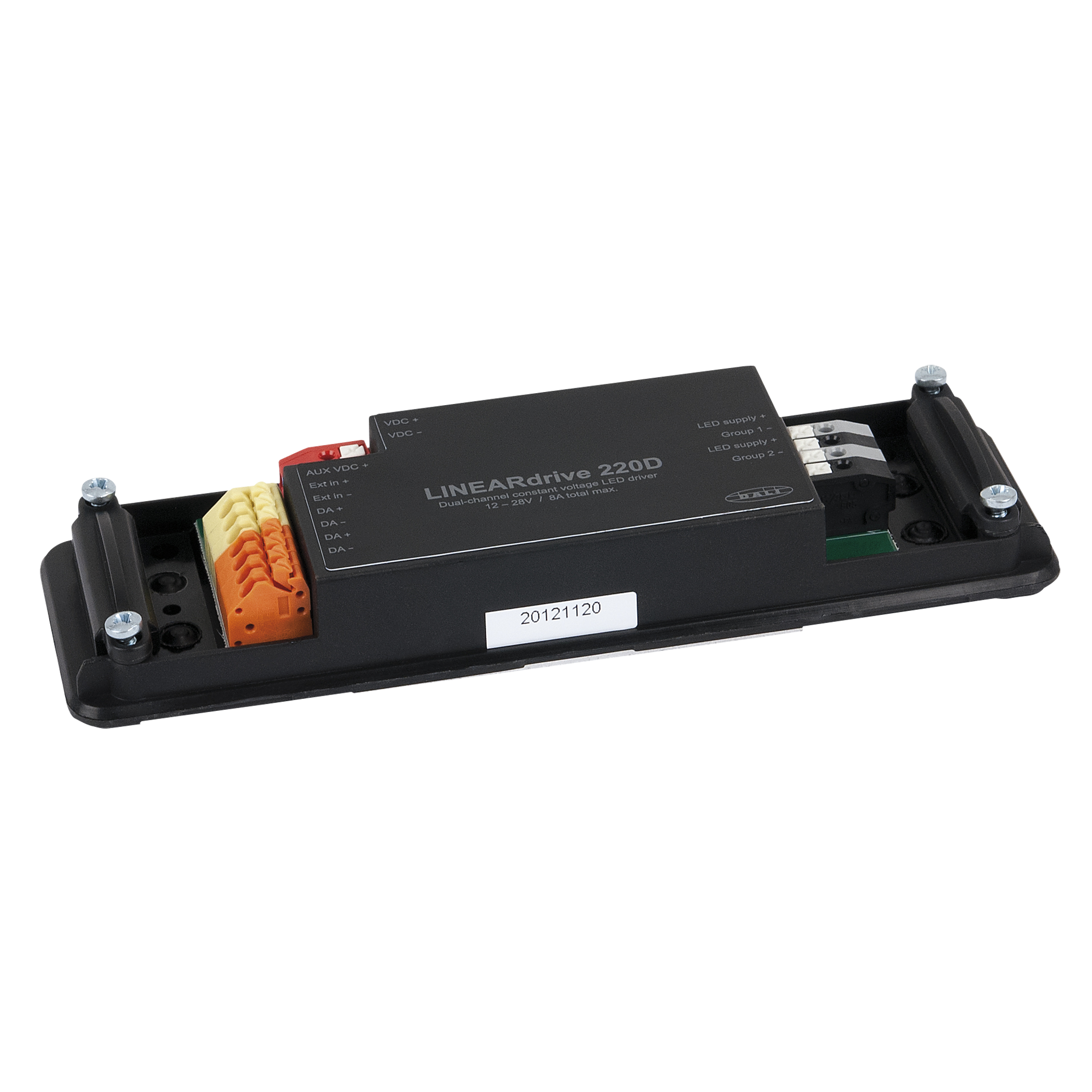 ELDOLED LINEARdrive DC - 200 W Tensione Costante - DALI - 2 Alimentatori, 2 Uscite- LIN220D1