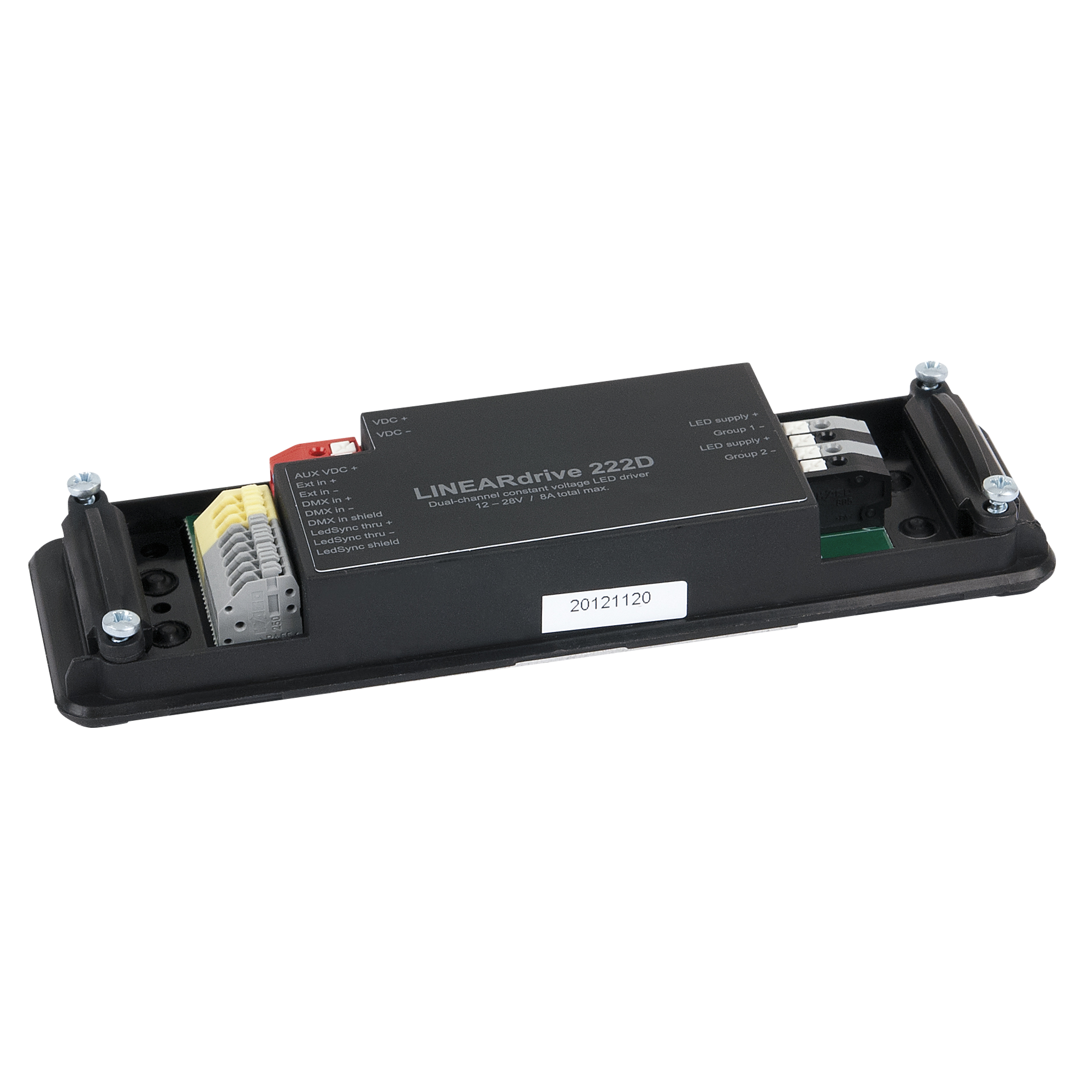 ELDOLED LINEARdrive DC - 200 W Tensione Costante - DMX- 2 Canali, 2 Uscite - LIN222D1