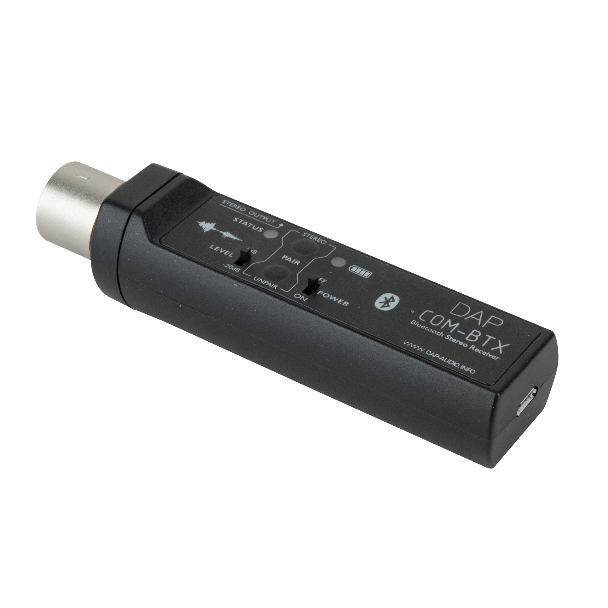 DAP COM-BTX Ricevitore audio XLR con BT 5.0
